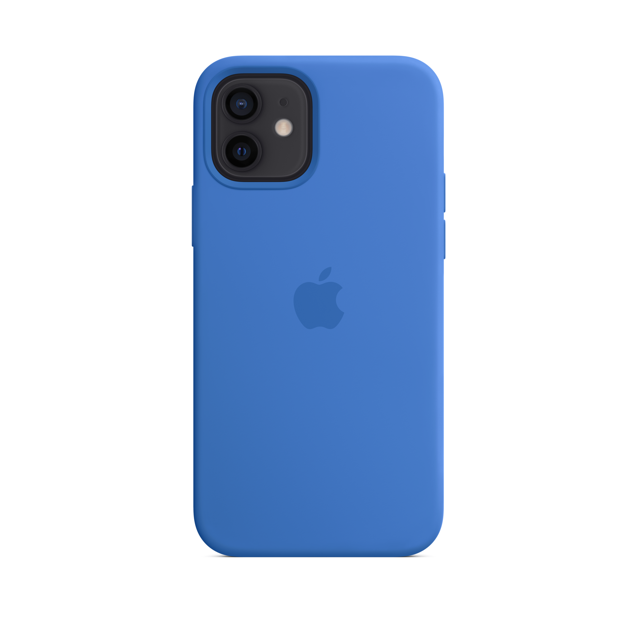 iPhone 12 & 12 Pro Silicone Case with MagSafe — Capri Blue