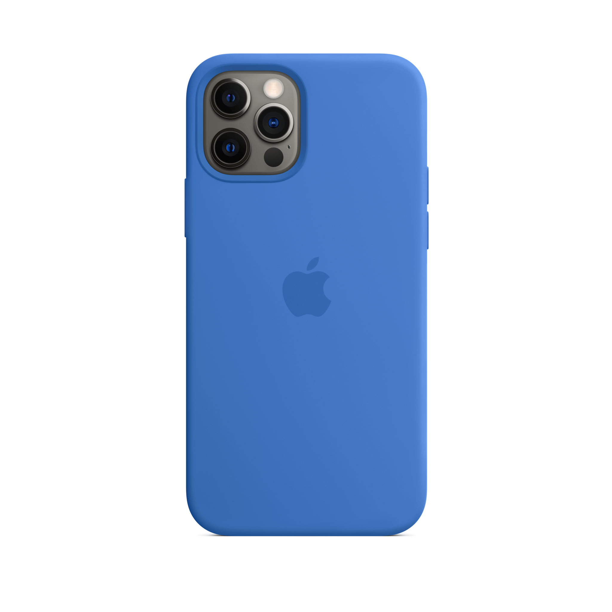 iPhone 12 & 12 Pro Silicone Case with MagSafe — Capri Blue