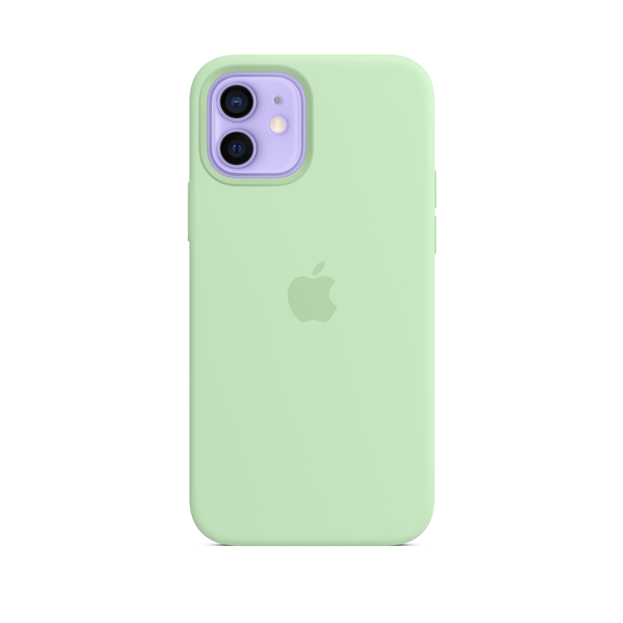 iPhone 12 & 12 Pro Silicone Case with MagSafe — Pistachio