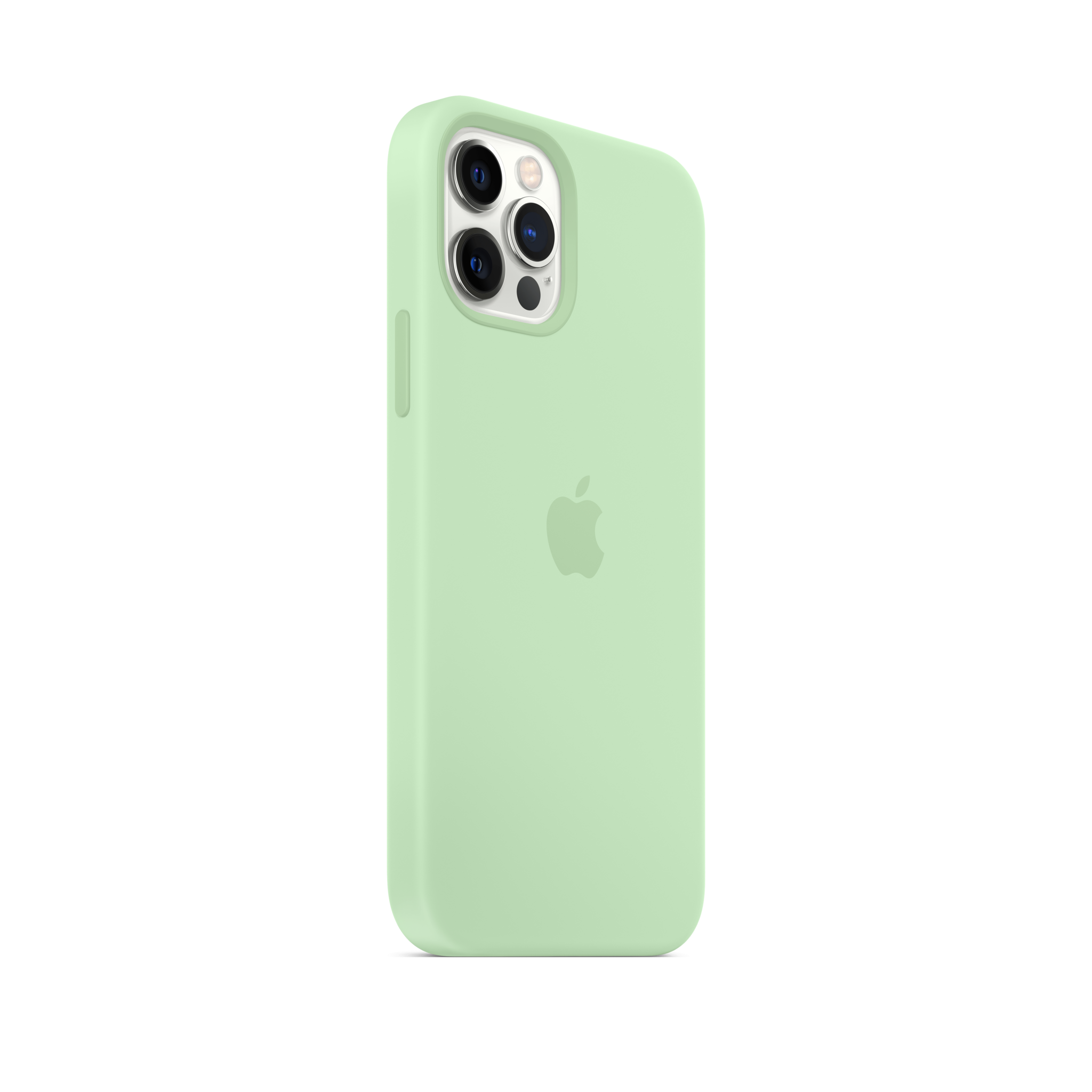 iPhone 12 & 12 Pro Silicone Case with MagSafe — Pistachio