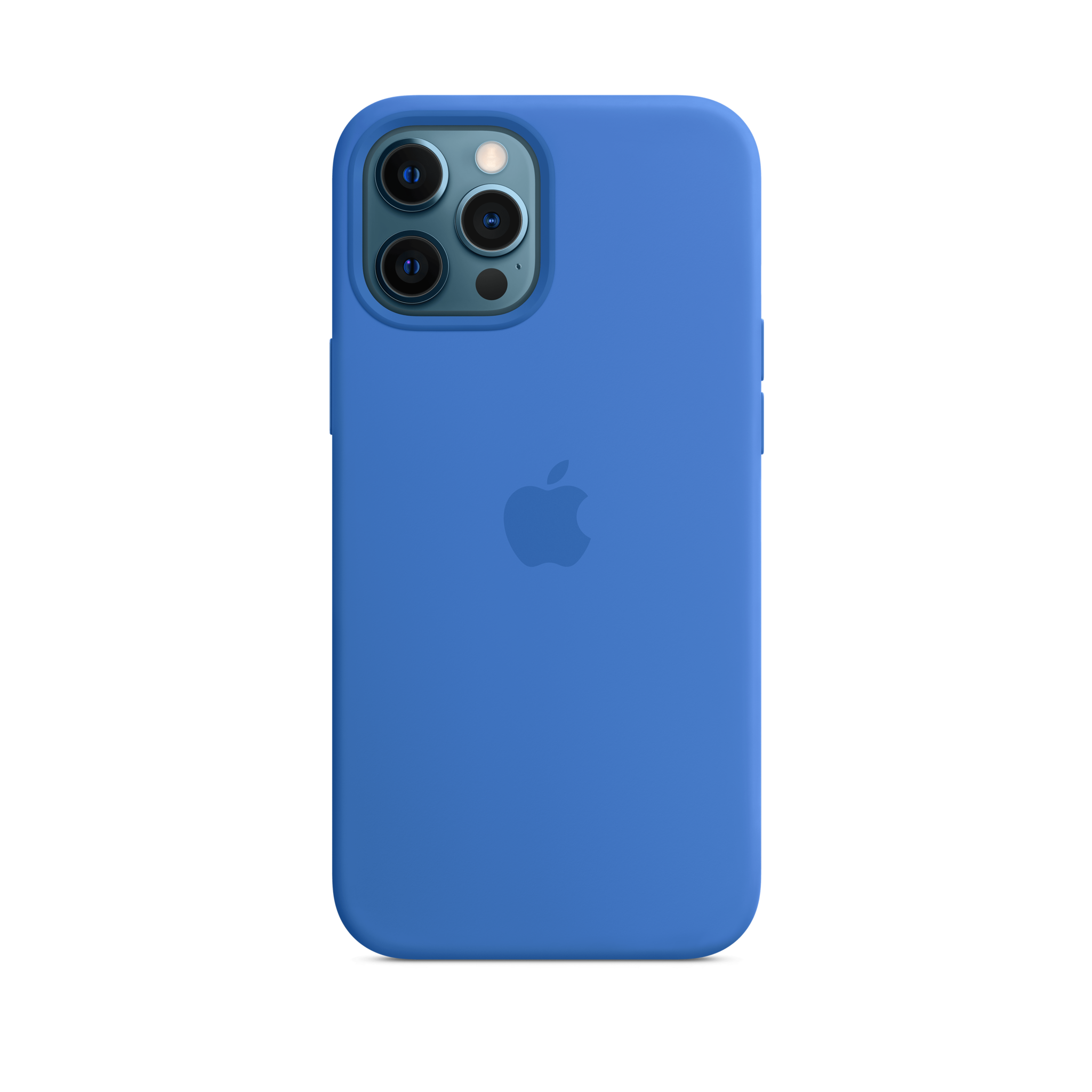 iPhone 12 Pro Max Silicone Case with MagSafe — Capri Blue