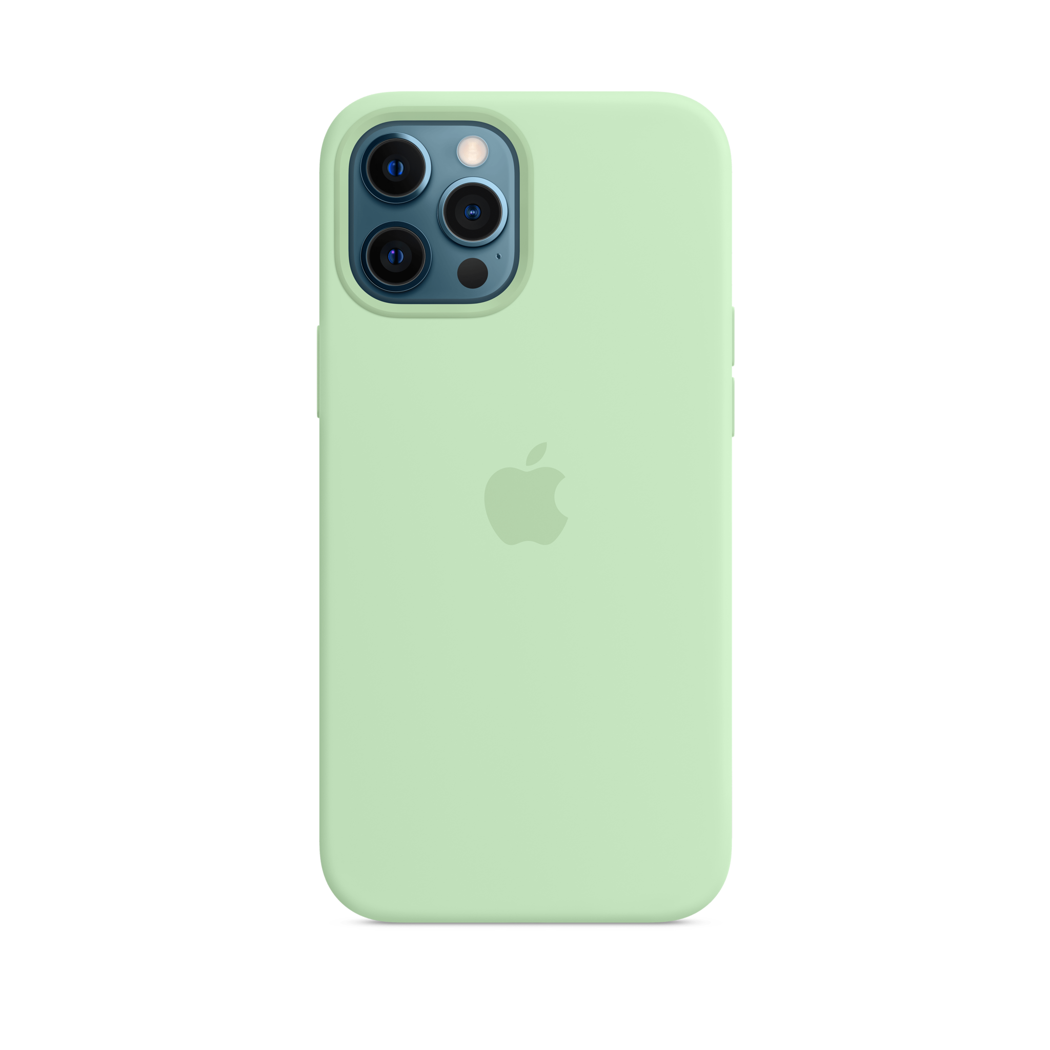 iPhone 12 Pro Max Silicone Case with MagSafe — Pistachio