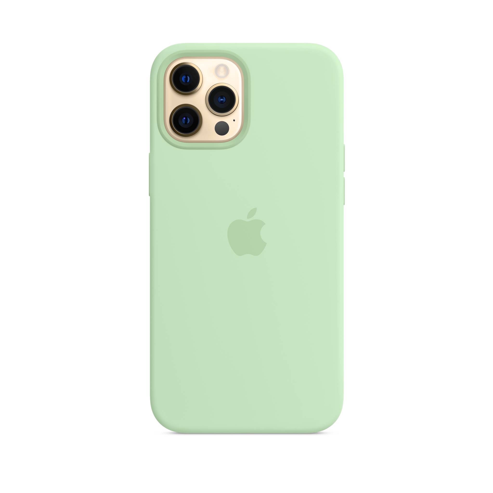 iPhone 12 Pro Max Silicone Case with MagSafe — Pistachio