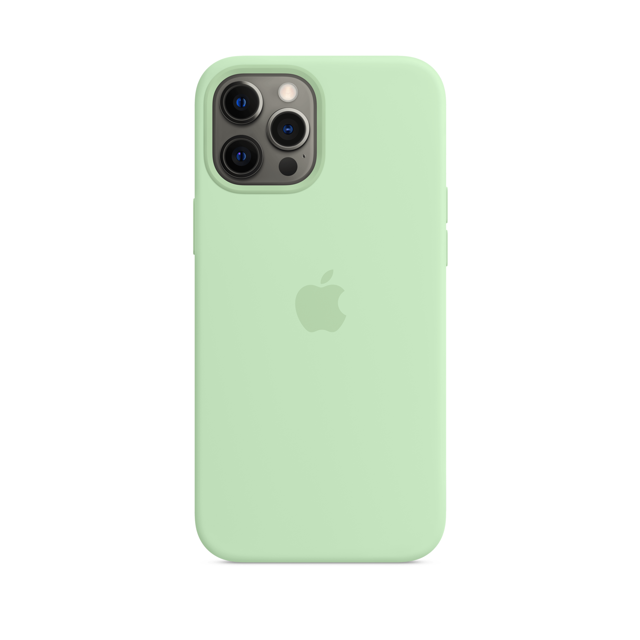 iPhone 12 Pro Max Silicone Case with MagSafe — Pistachio