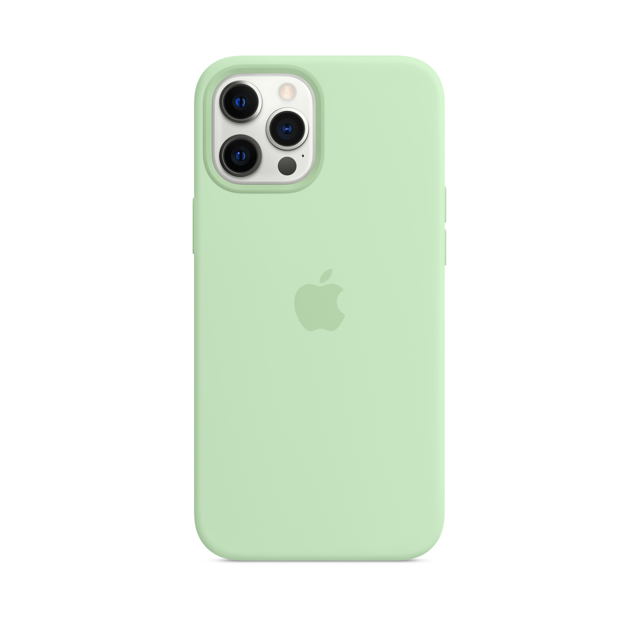 iPhone 12 Pro Max Silicone Case with MagSafe — Pistachio