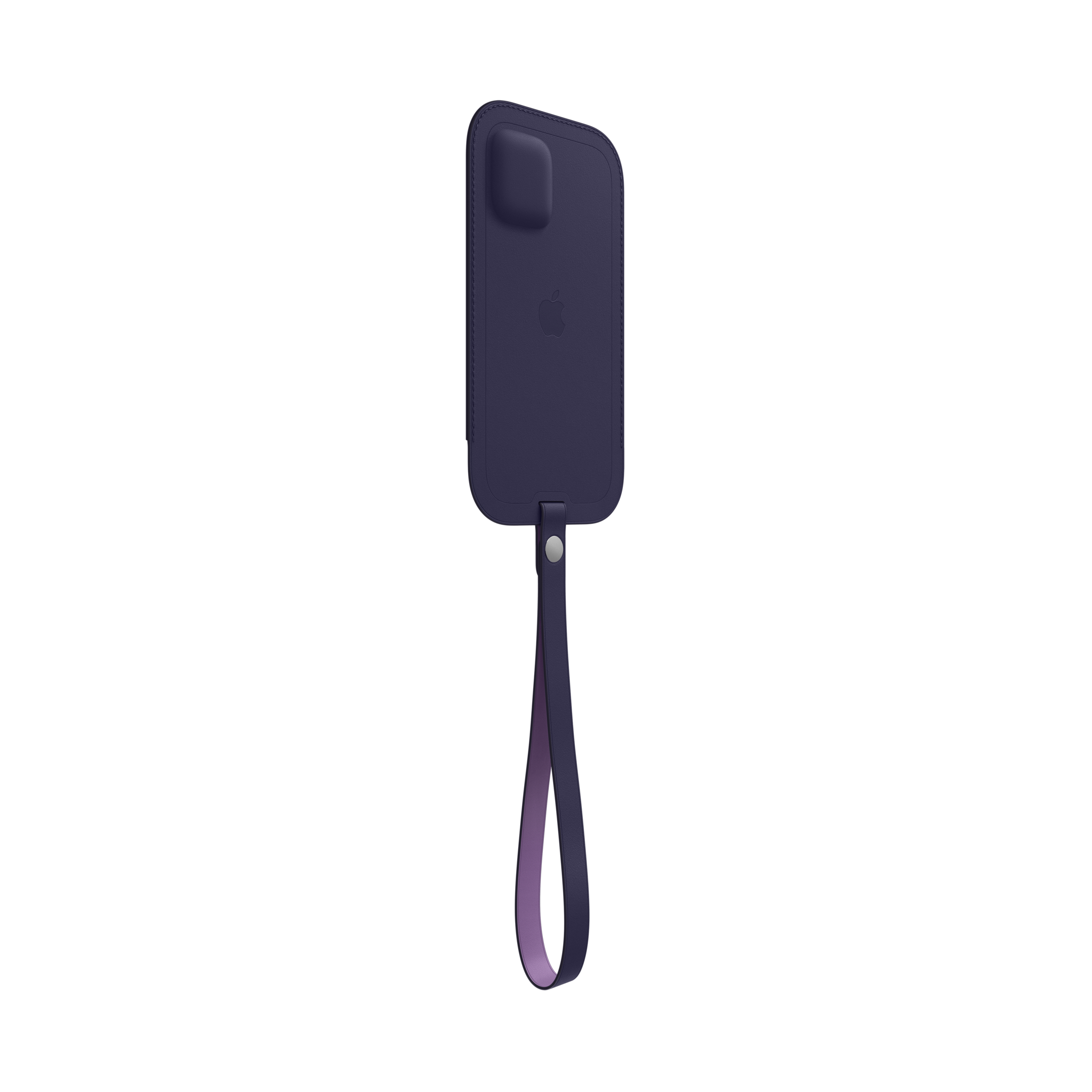 iPhone 12 & 12 Pro Leather Sleeve with MagSafe — Deep Violet