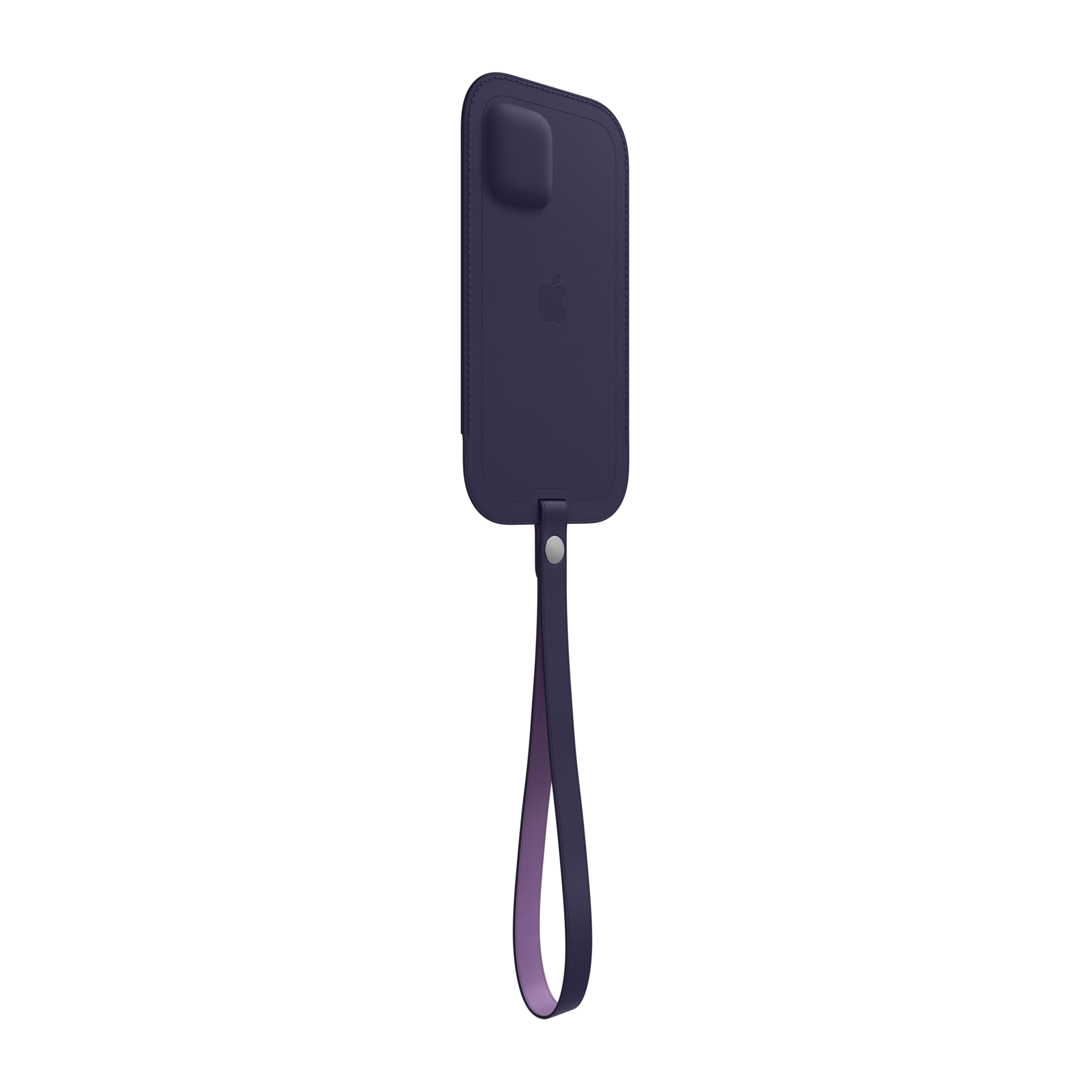 iPhone 12 Pro Max Leather Sleeve with MagSafe — Deep Violet