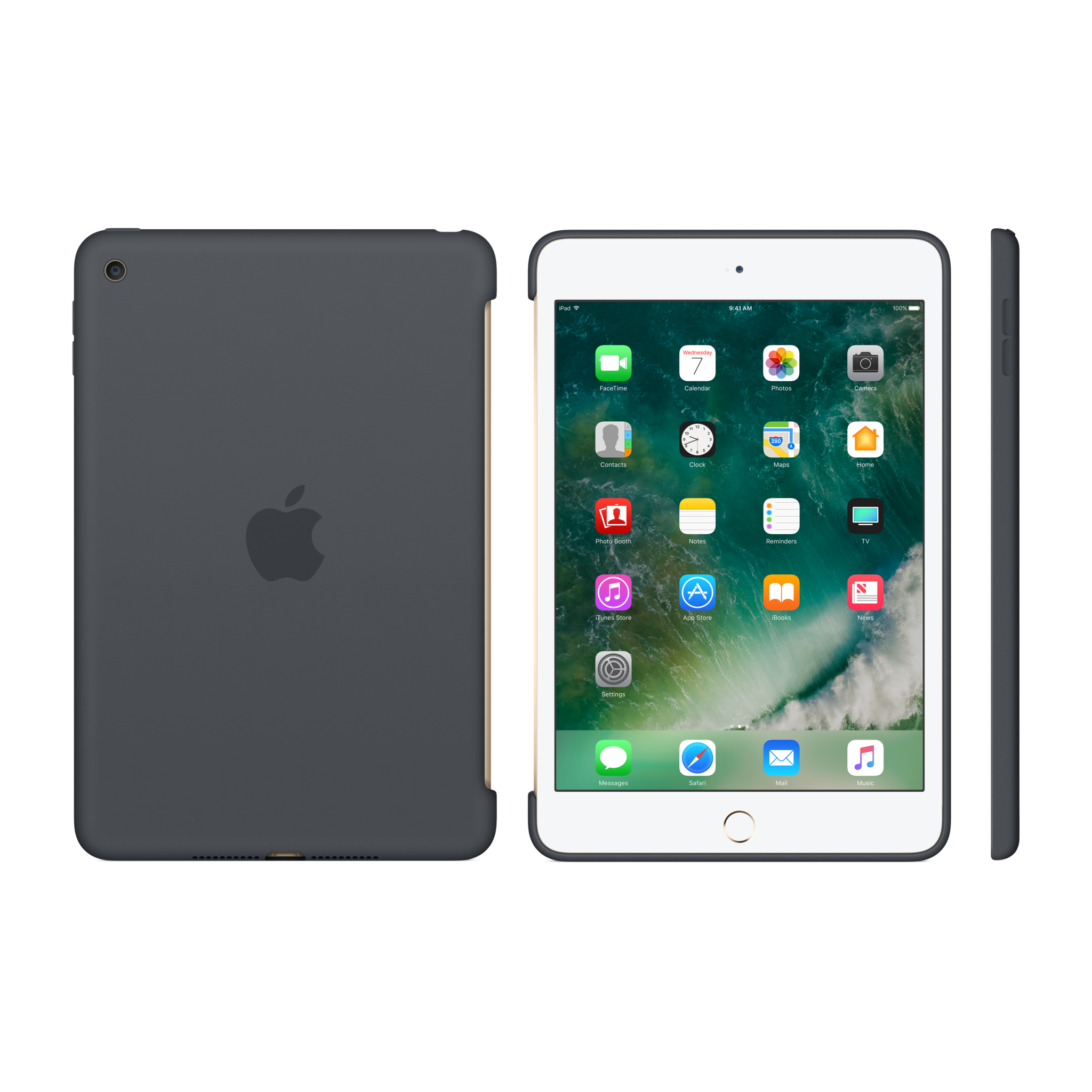 iPad mini 4 Silicone Case — Charcoal Gray