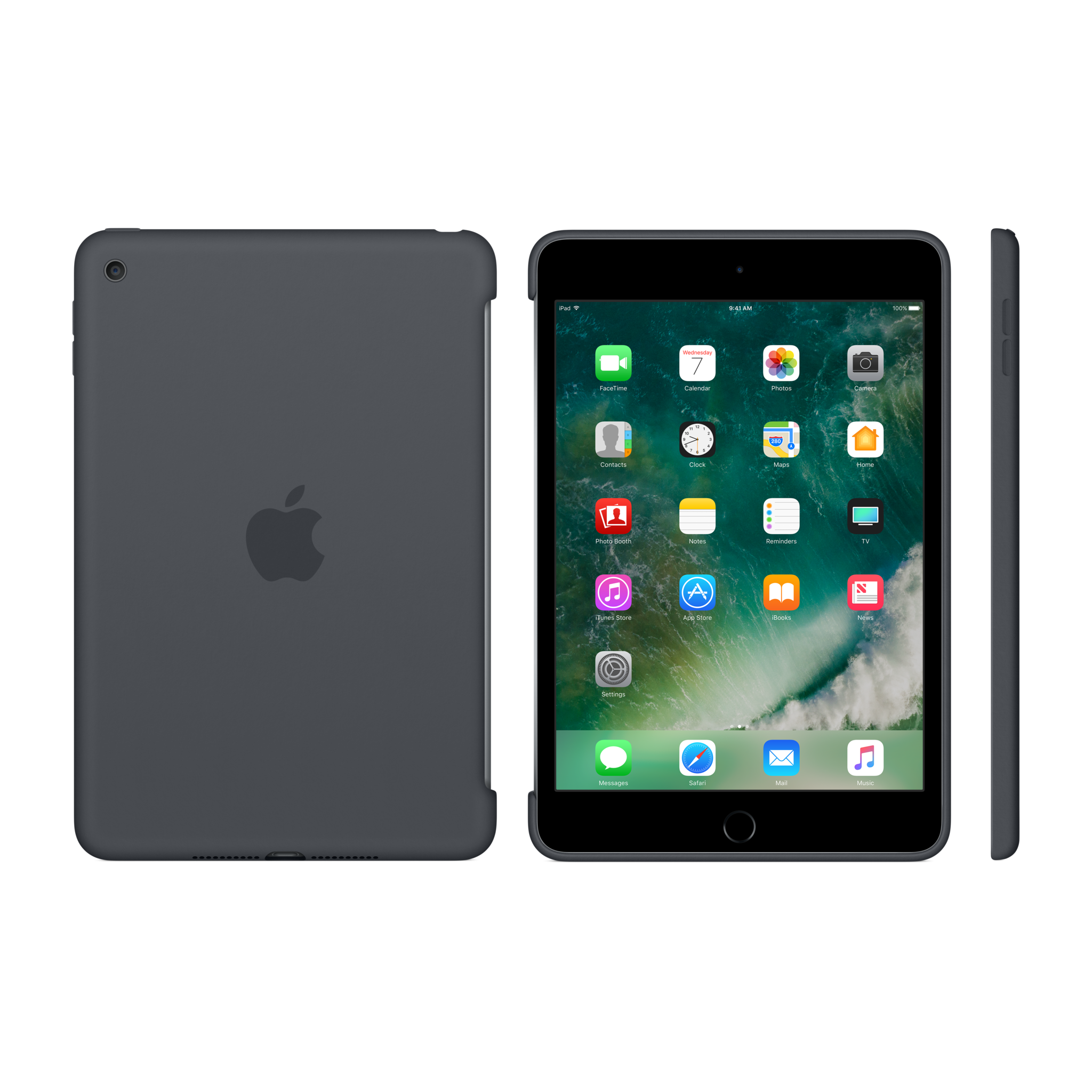 iPad mini 4 Silicone Case — Charcoal Gray