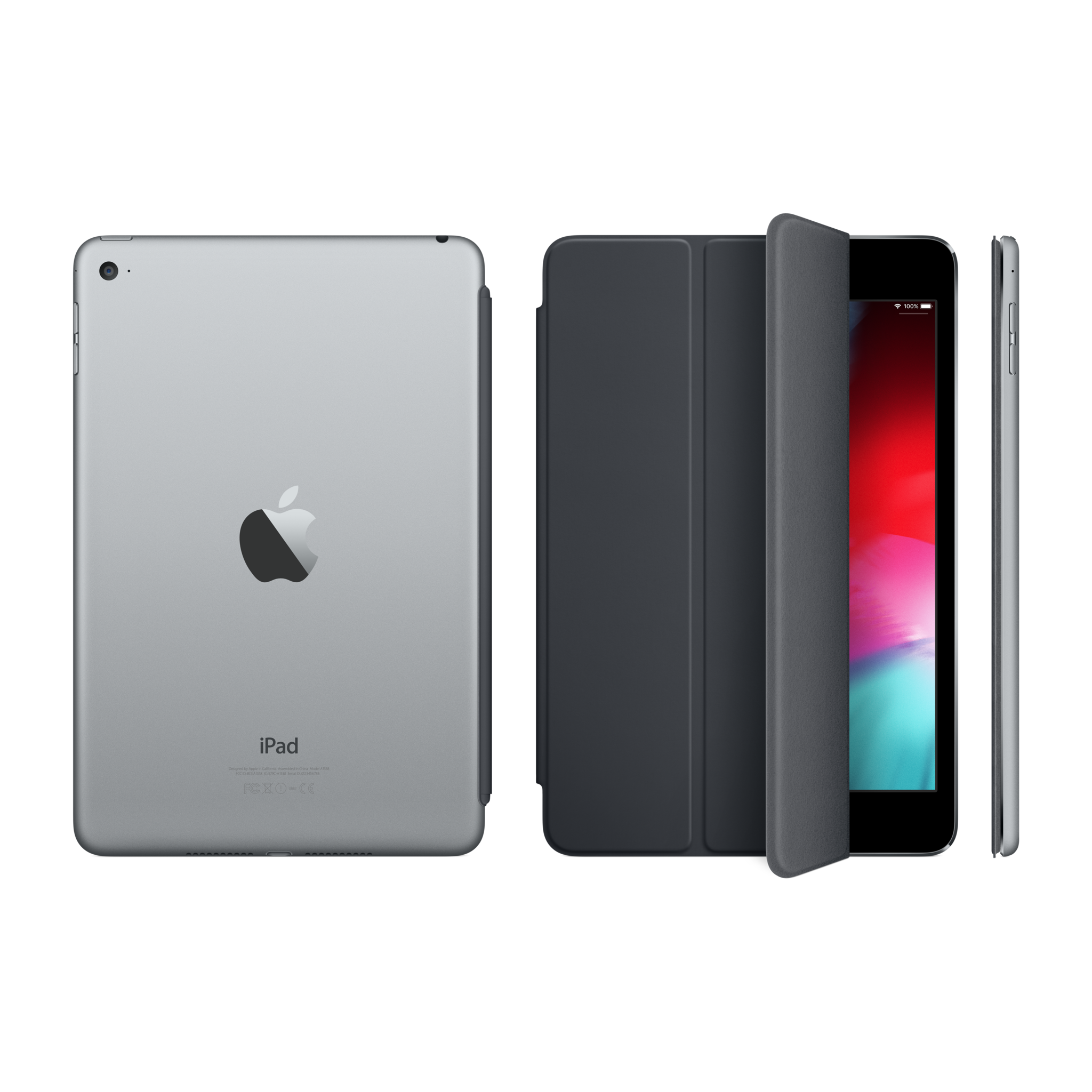 iPad mini 4 Smart Cover — Charcoal Gray