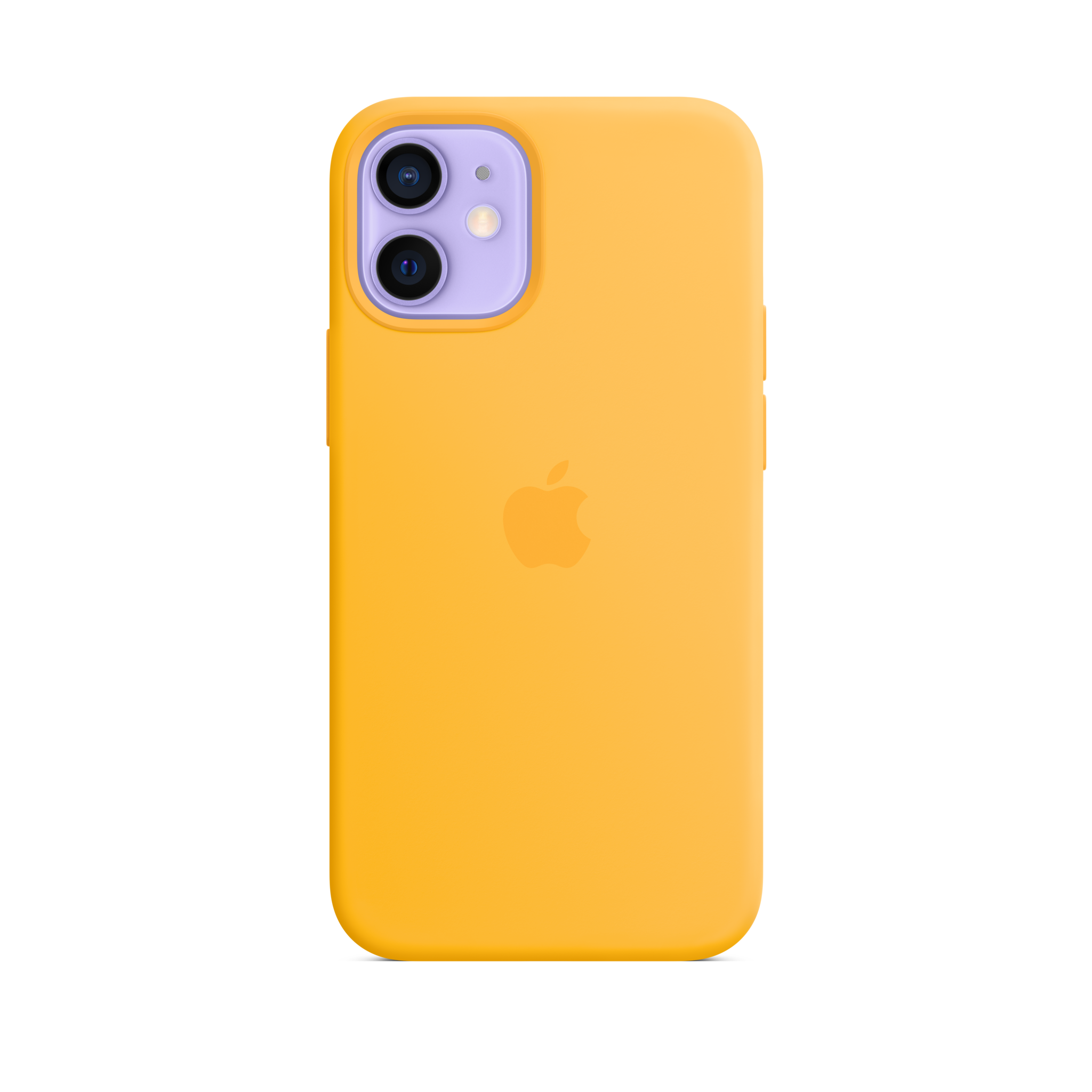 iPhone 12 mini Silicone Case with MagSafe — Sunflower