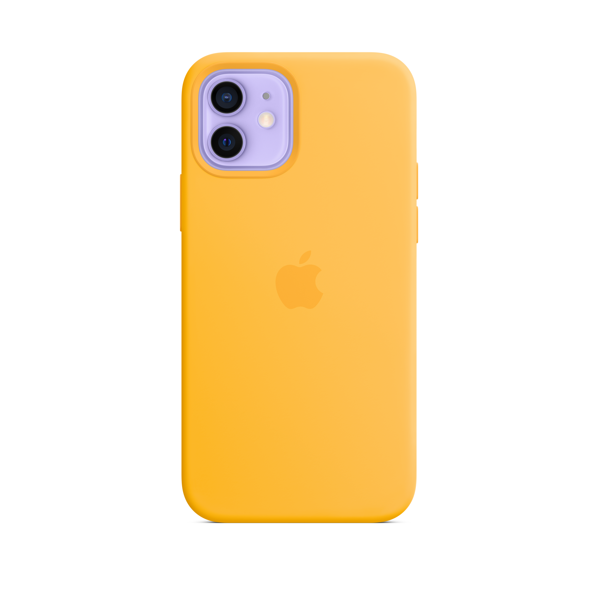 iPhone 12 & 12 Pro Silicone Case with MagSafe — Sunflower
