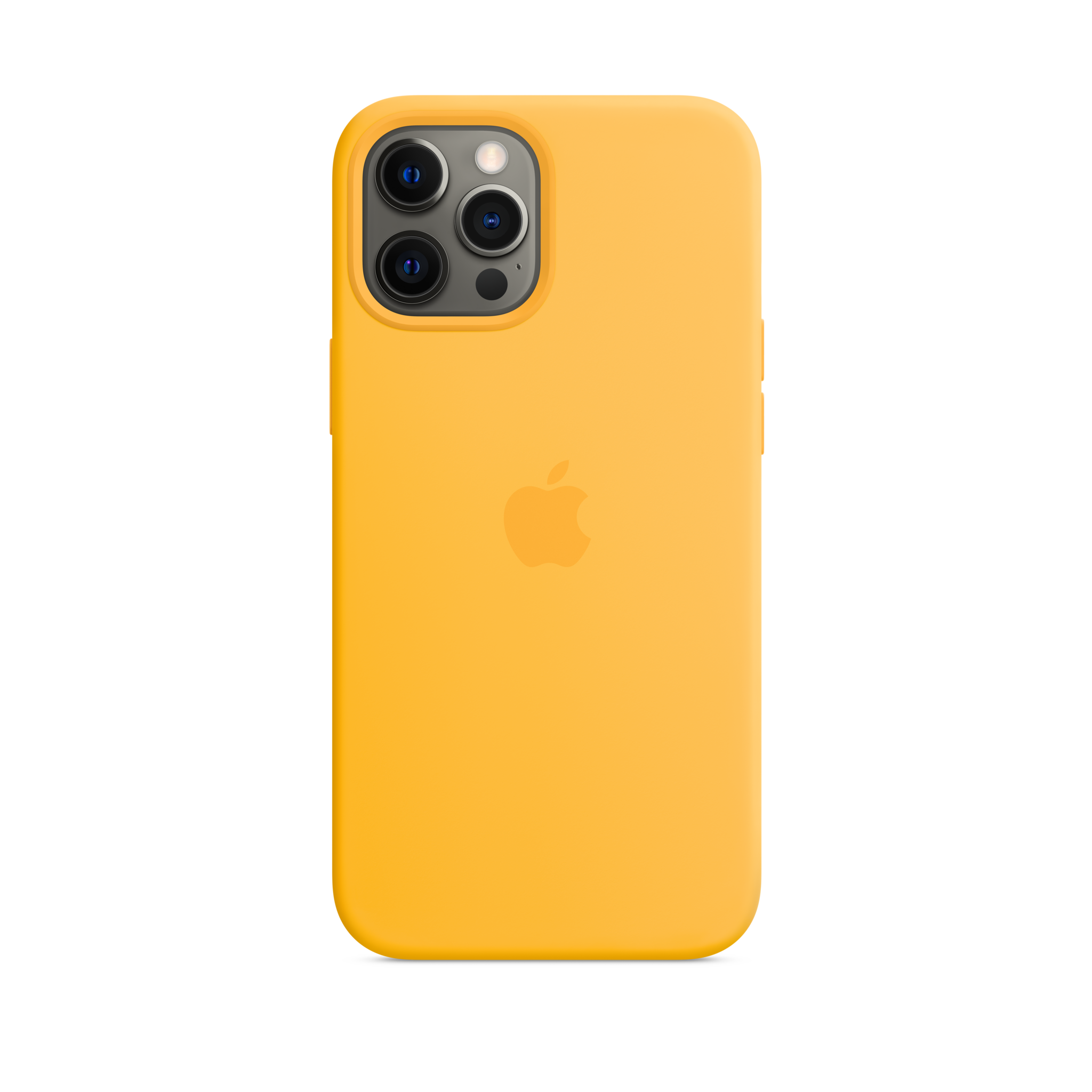 iPhone 12 Pro Max Silicone Case with MagSafe — Sunflower
