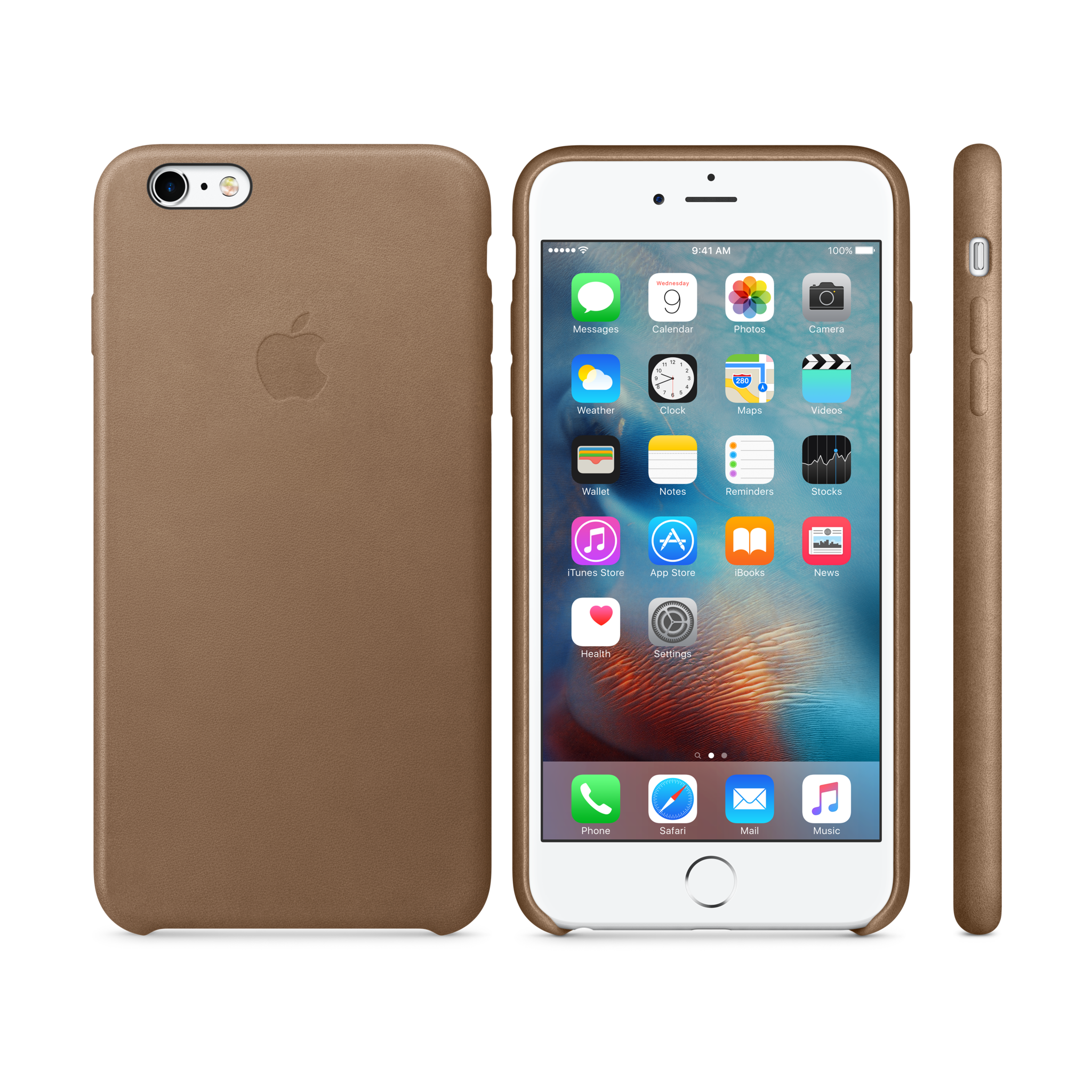 iPhone 6s Plus Leather Case — Brown