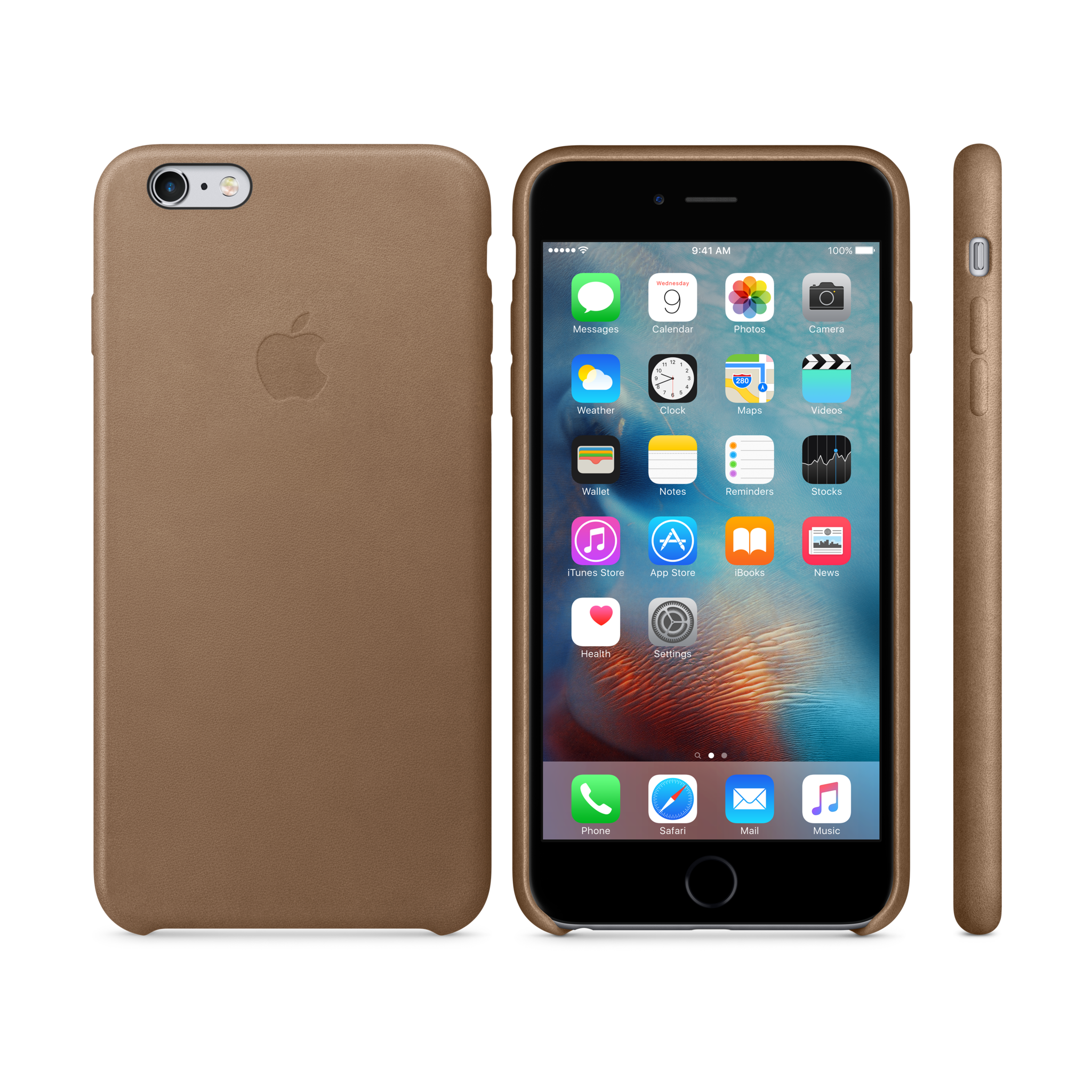 iPhone 6s Plus Leather Case — Brown