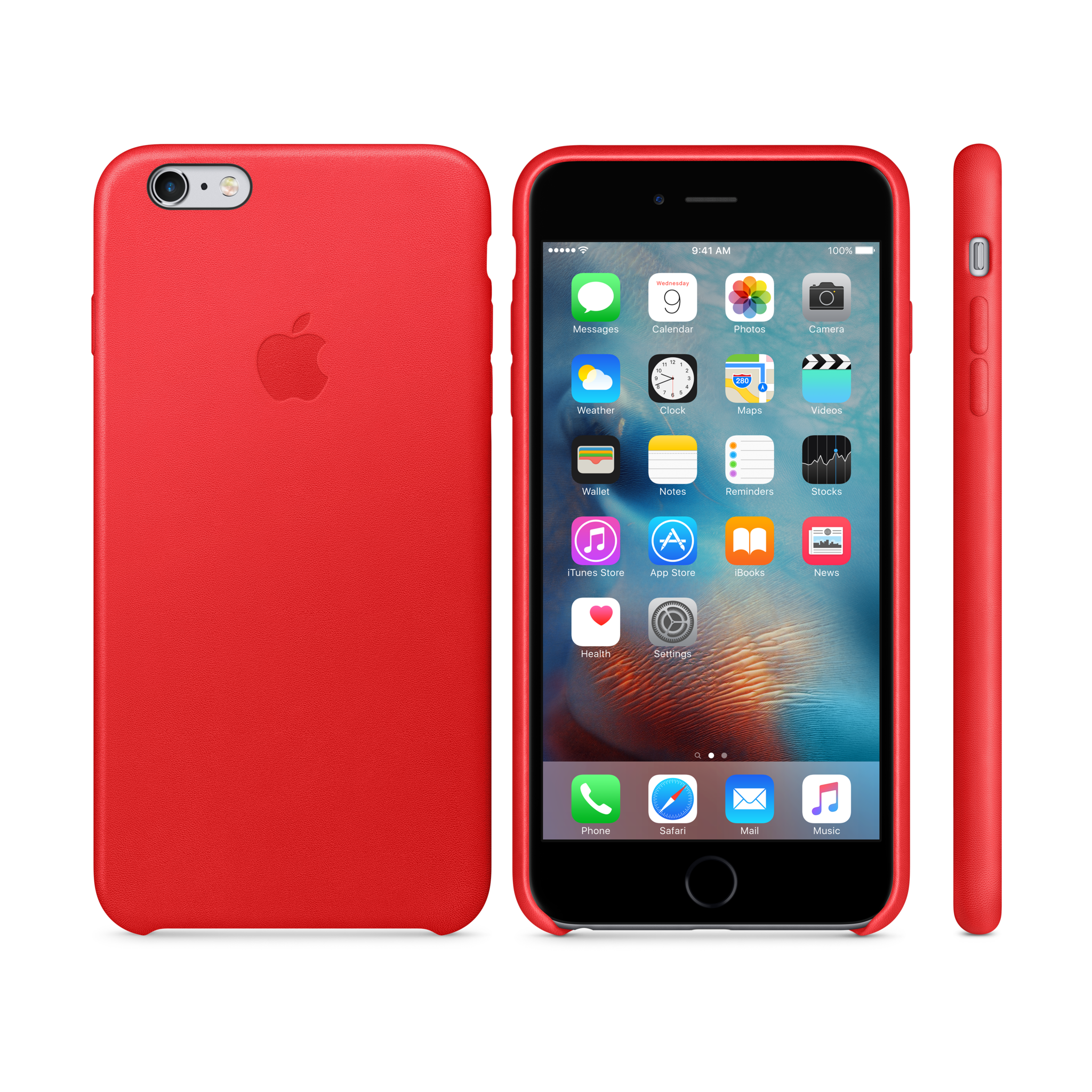 iPhone 6s Plus Leather Case — PRODUCT(RED)