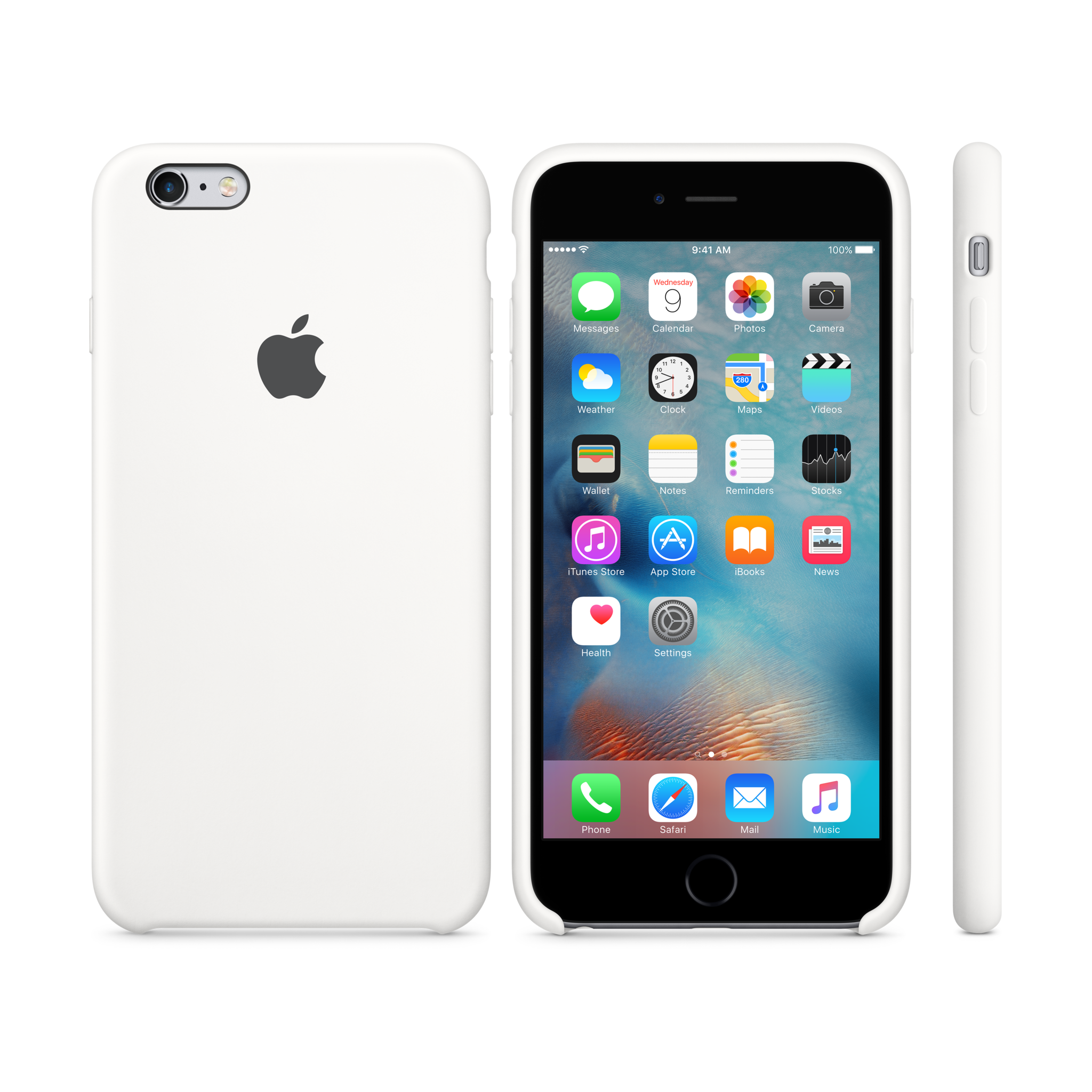 iPhone 6s Plus Silicone Case — White
