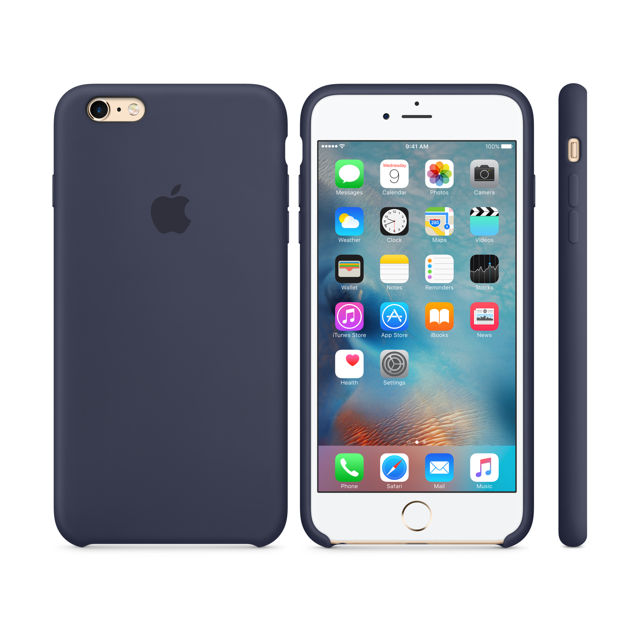 iPhone 6s Plus Silicone Case — Midnight Blue