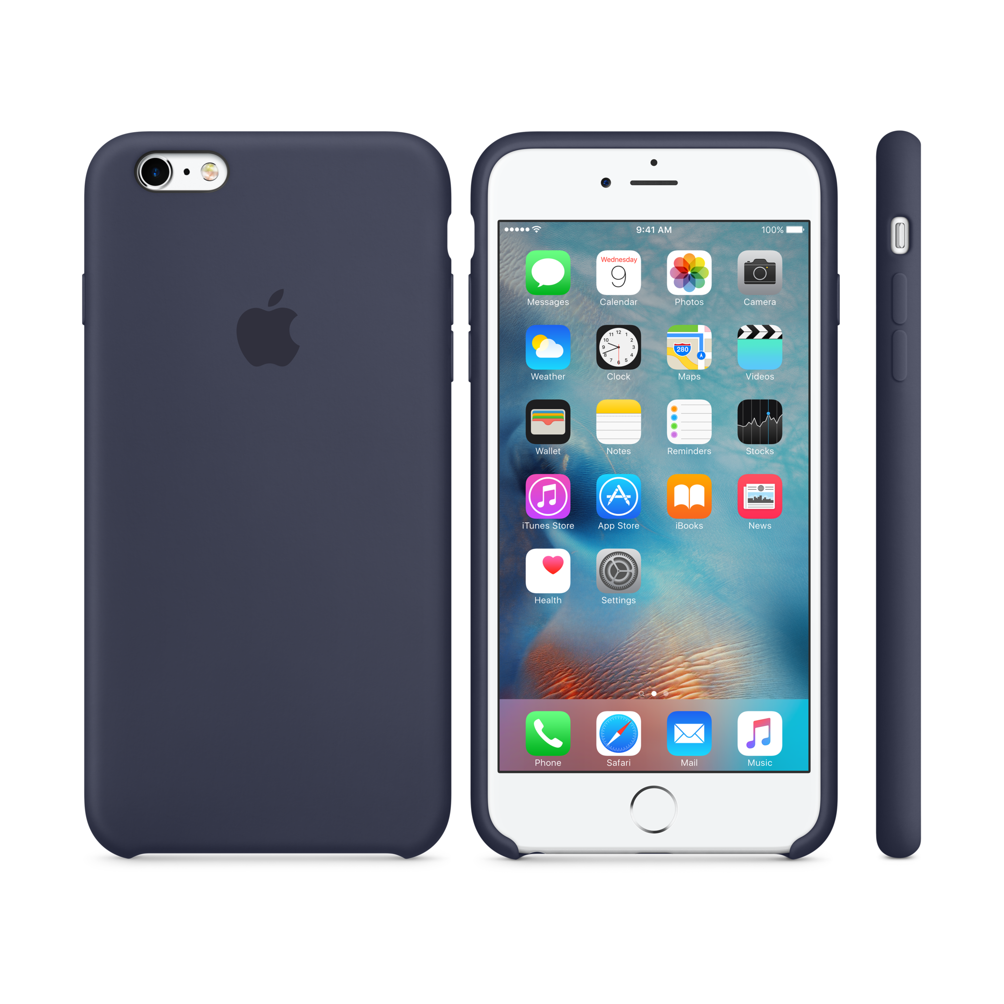 iPhone 6s Plus Silicone Case — Midnight Blue