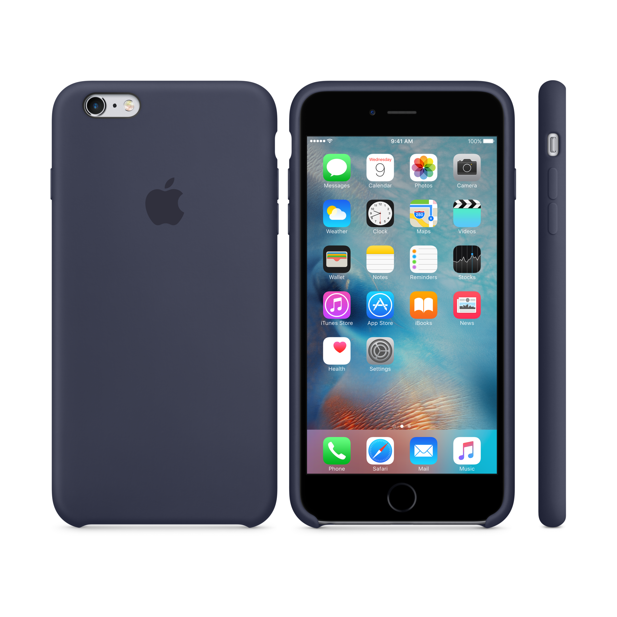 iPhone 6s Plus Silicone Case — Midnight Blue