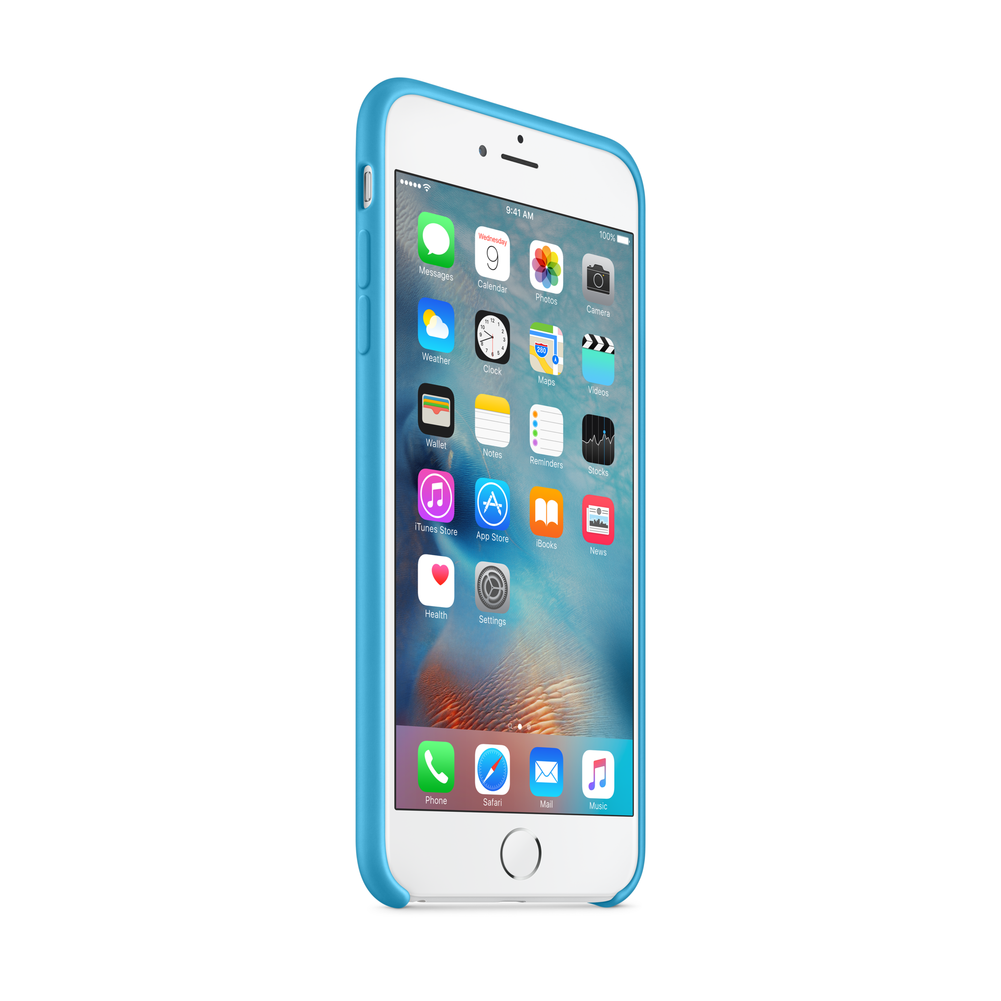 iPhone 6s Plus Silicone Case — Blue