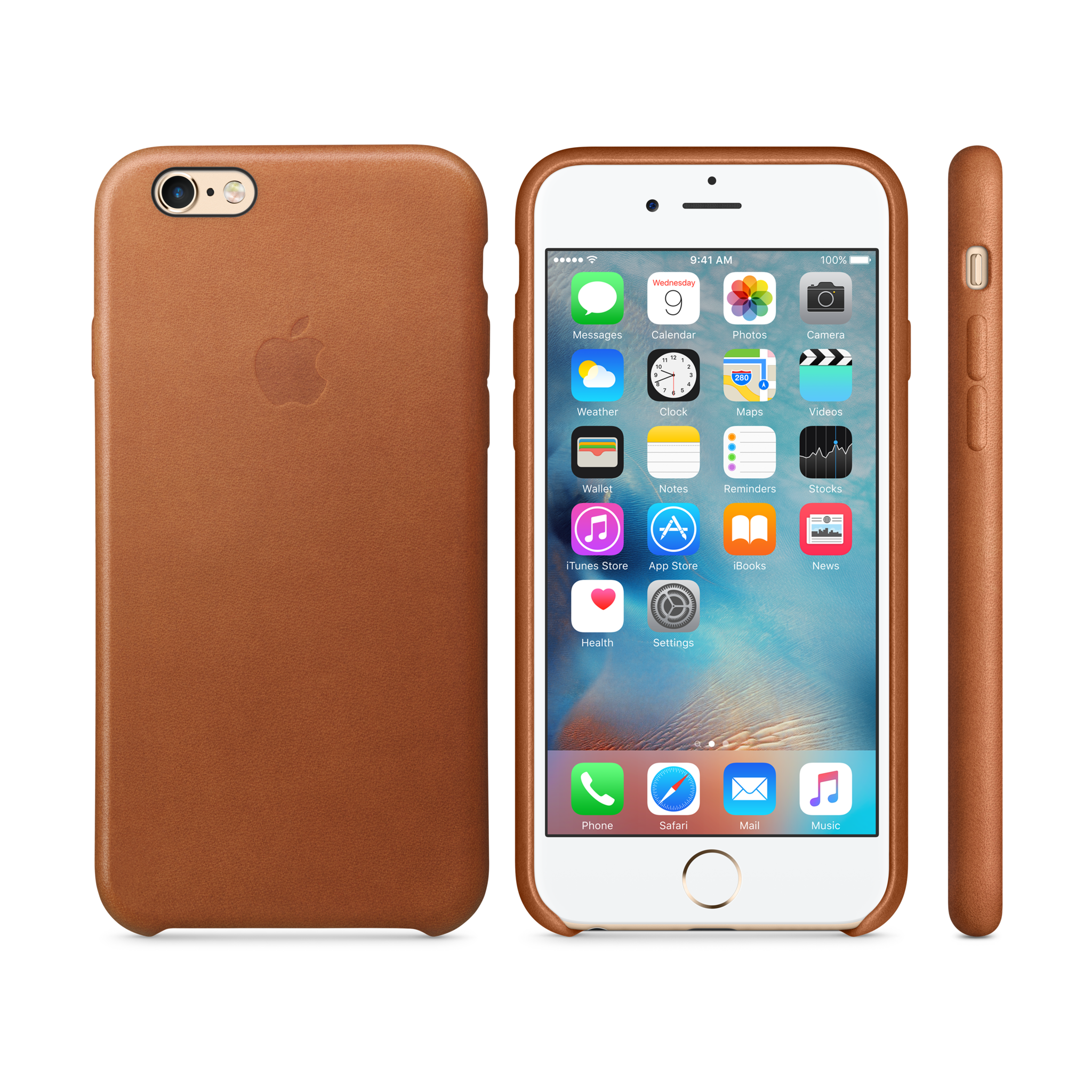 iPhone 6s Leather Case — Saddle Brown
