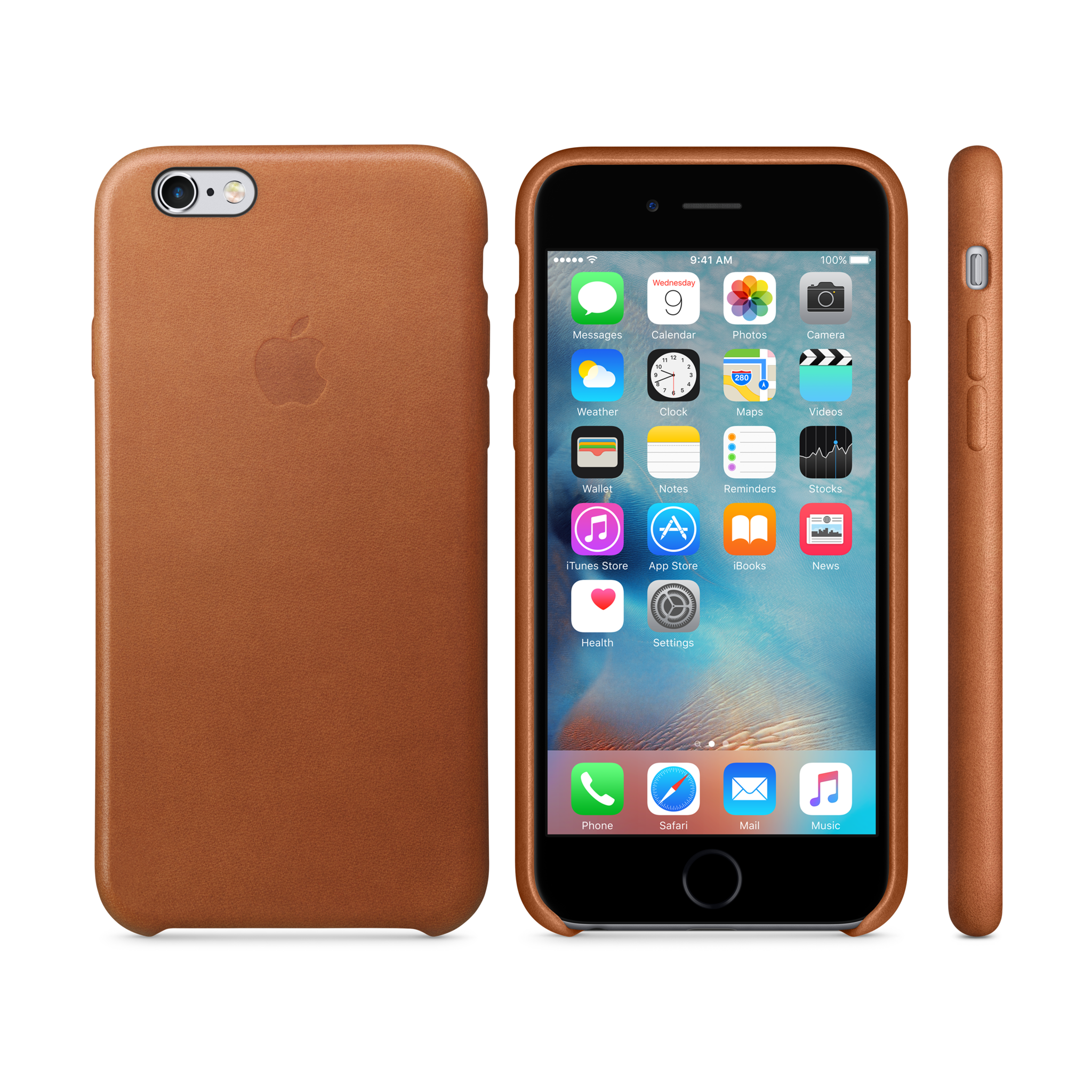 iPhone 6s Leather Case — Saddle Brown