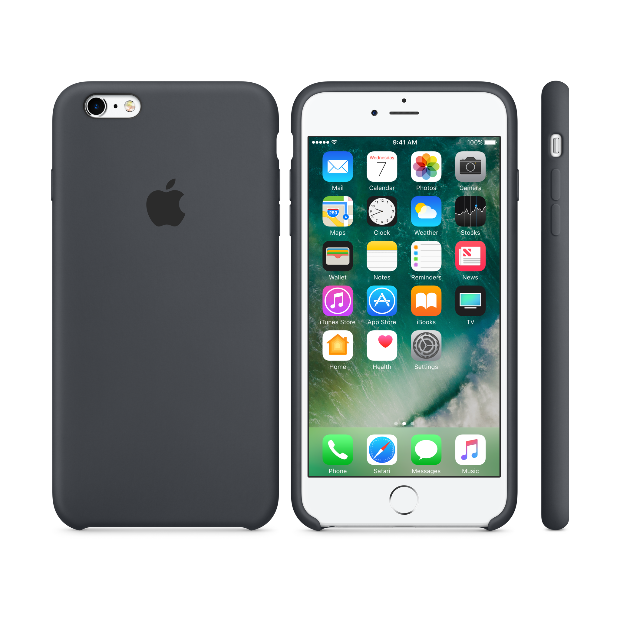 iPhone 6s Silicone Case — Charcoal Gray