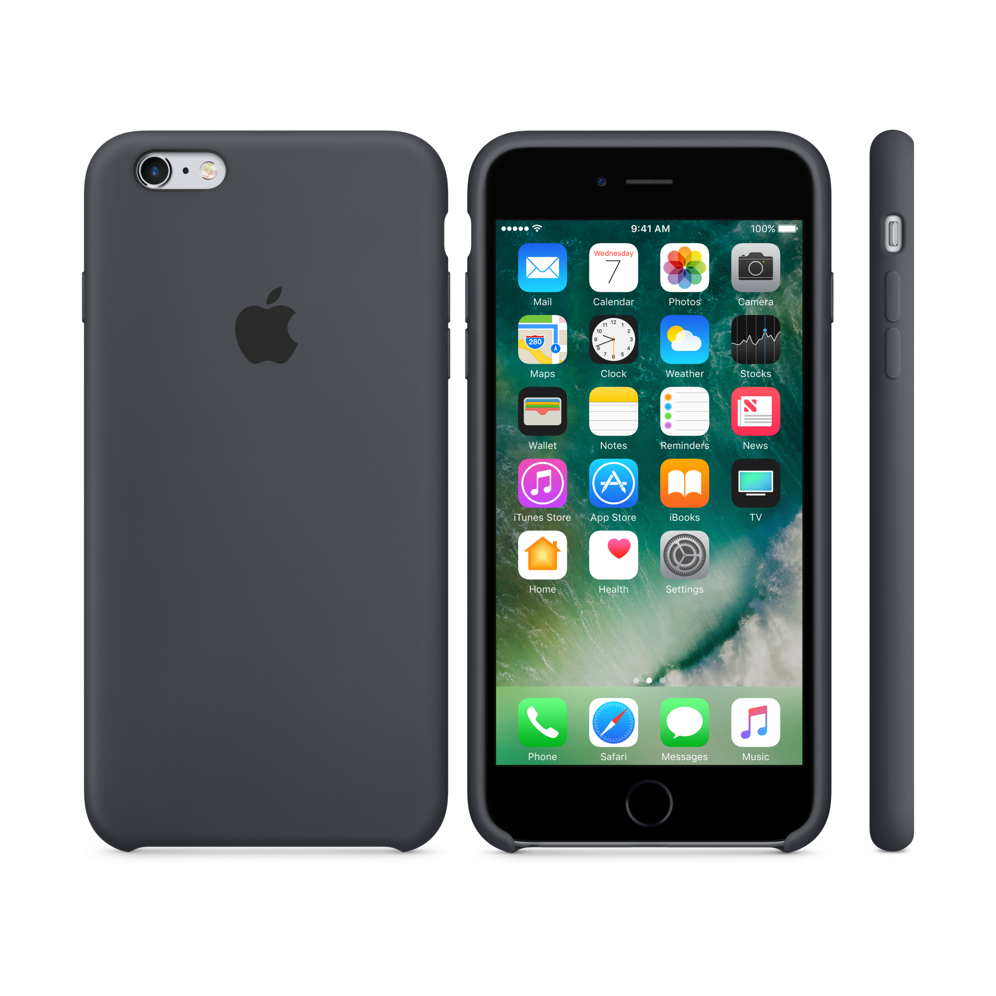 iPhone 6s Silicone Case — Charcoal Gray