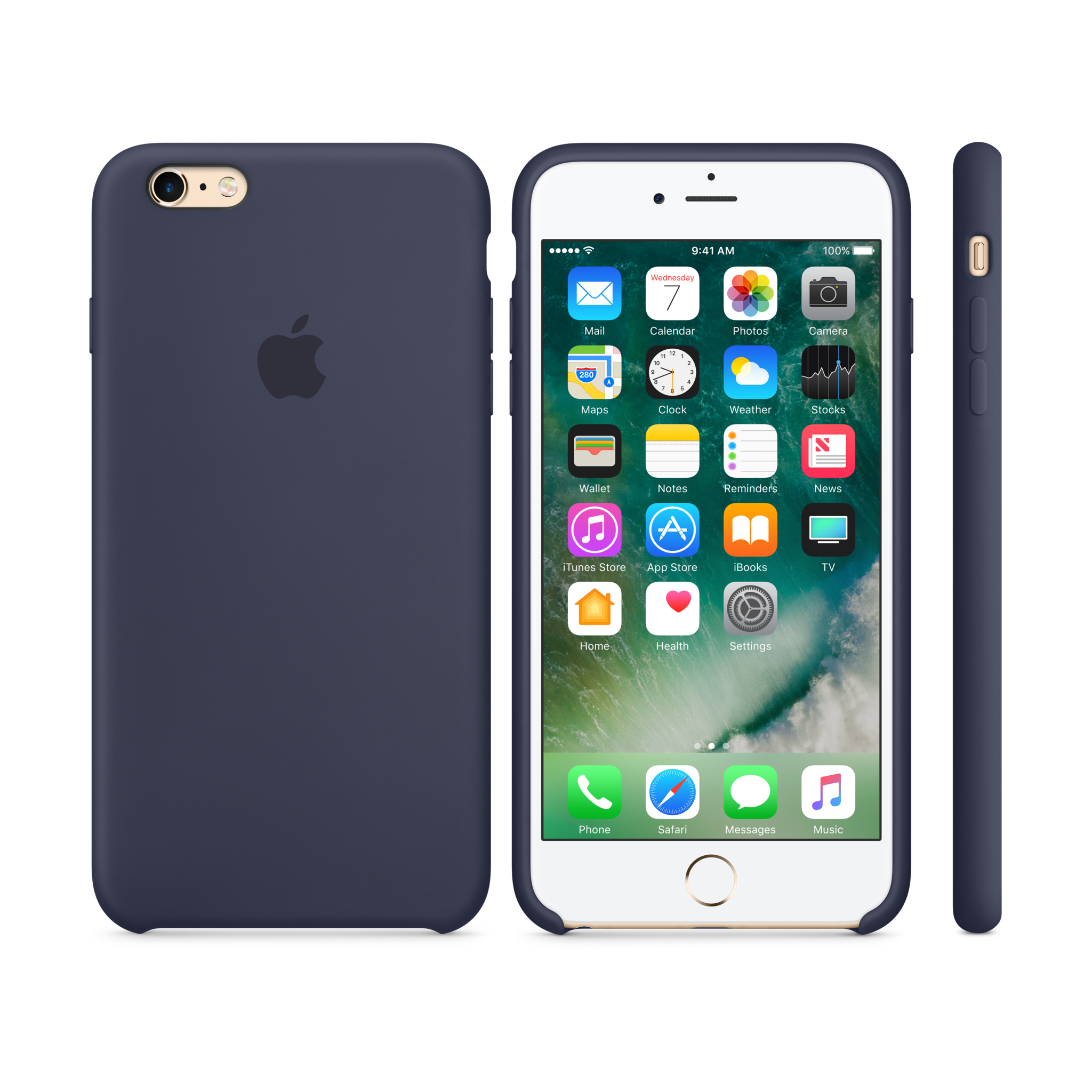 iPhone 6s Silicone Case — Midnight Blue