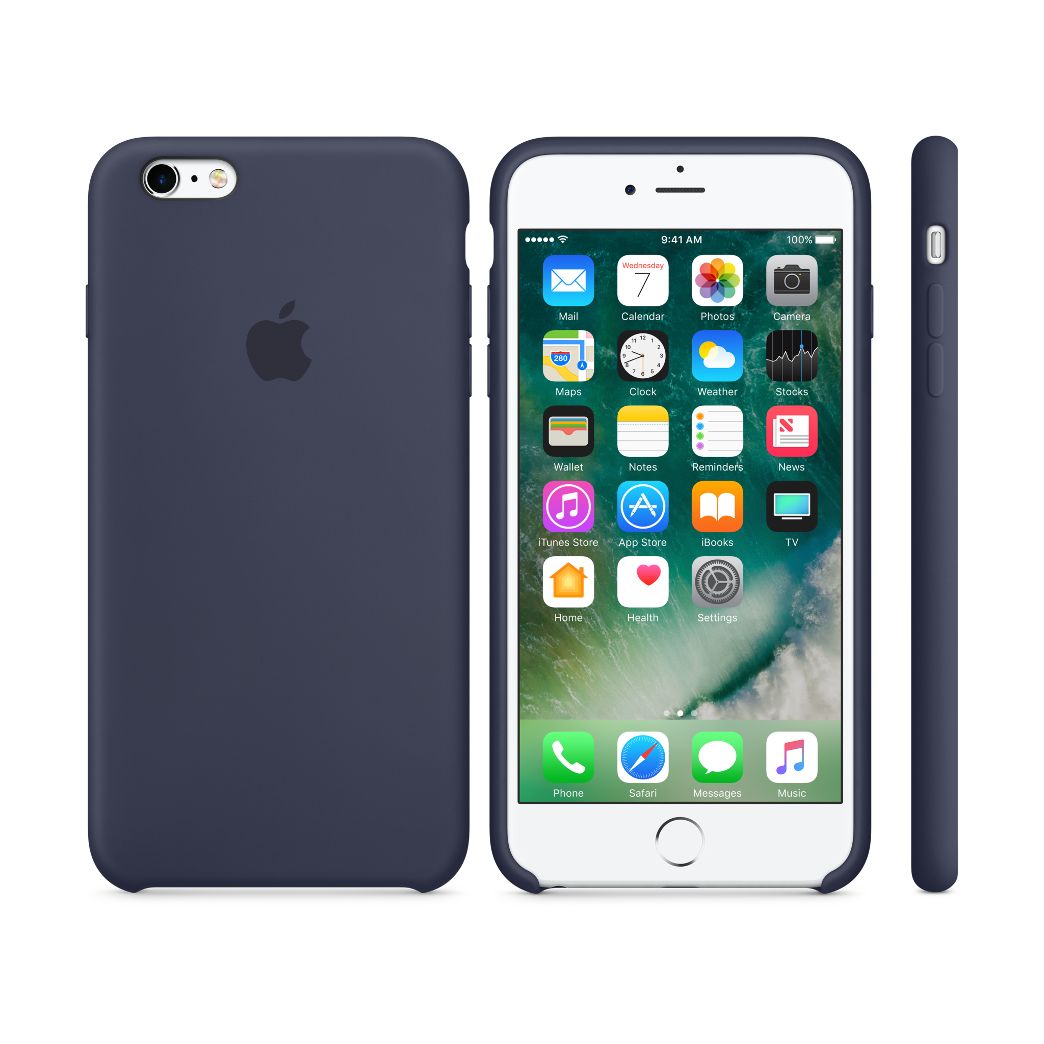 iPhone 6s Silicone Case — Midnight Blue