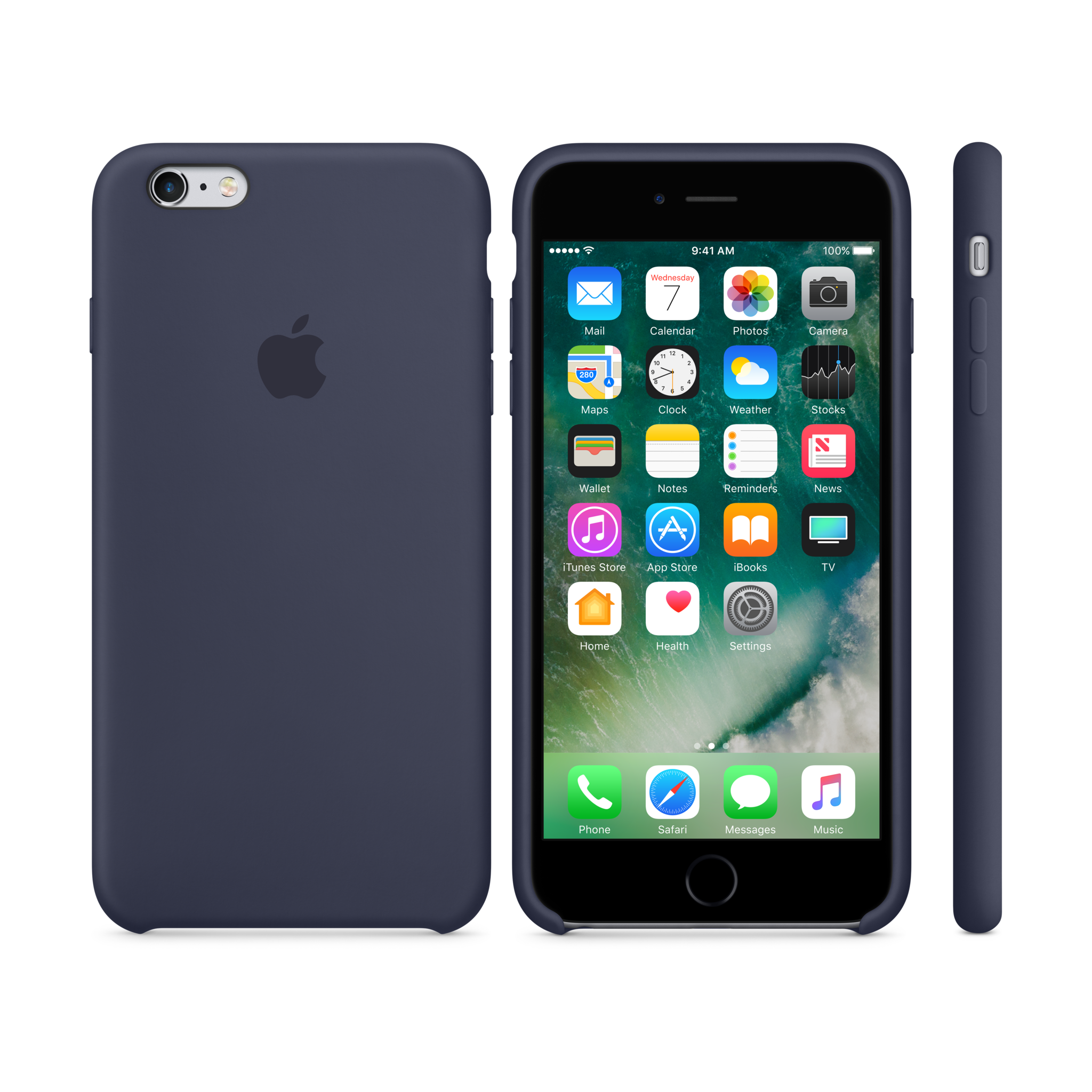 iPhone 6s Silicone Case — Midnight Blue