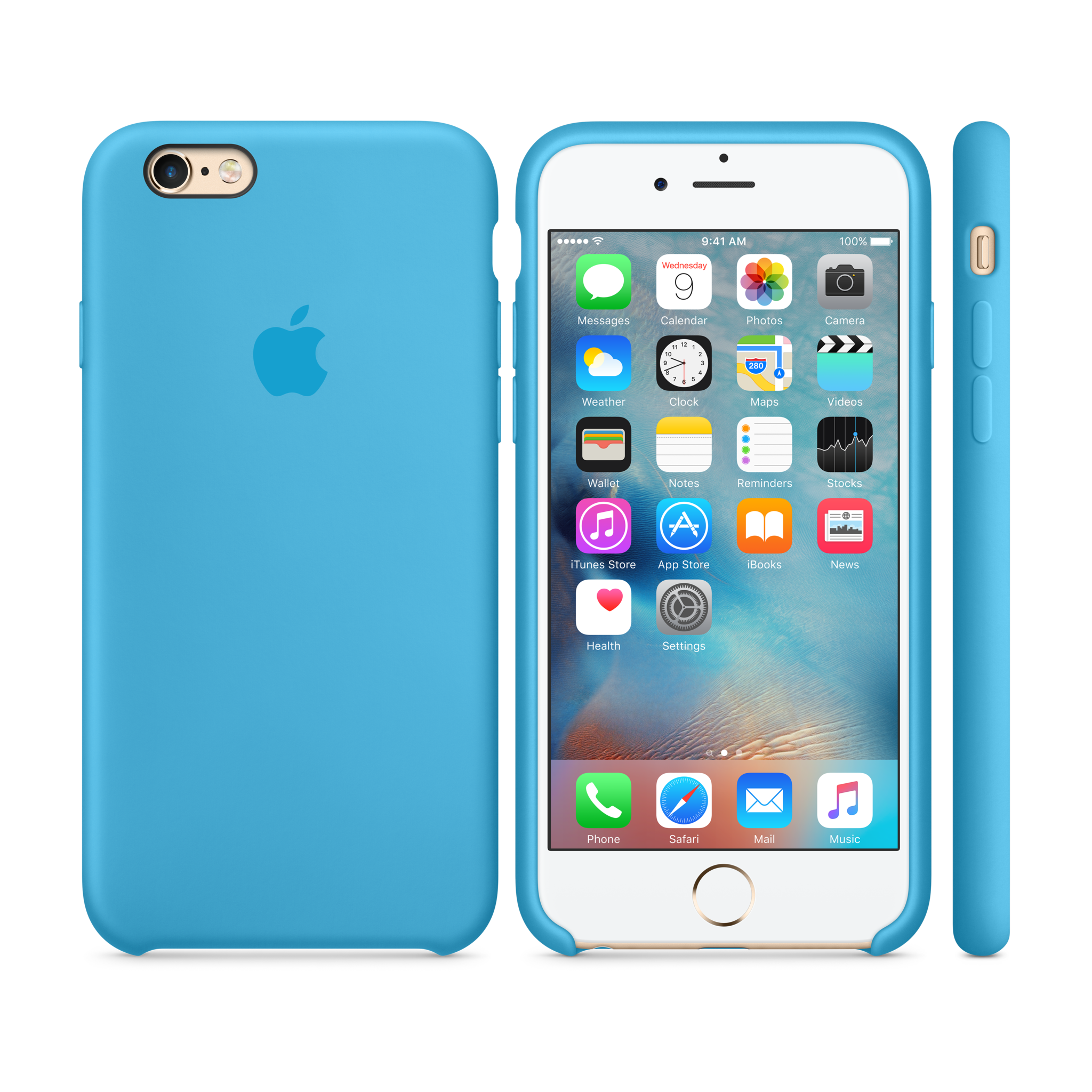 iPhone 6s Silicone Case — Blue