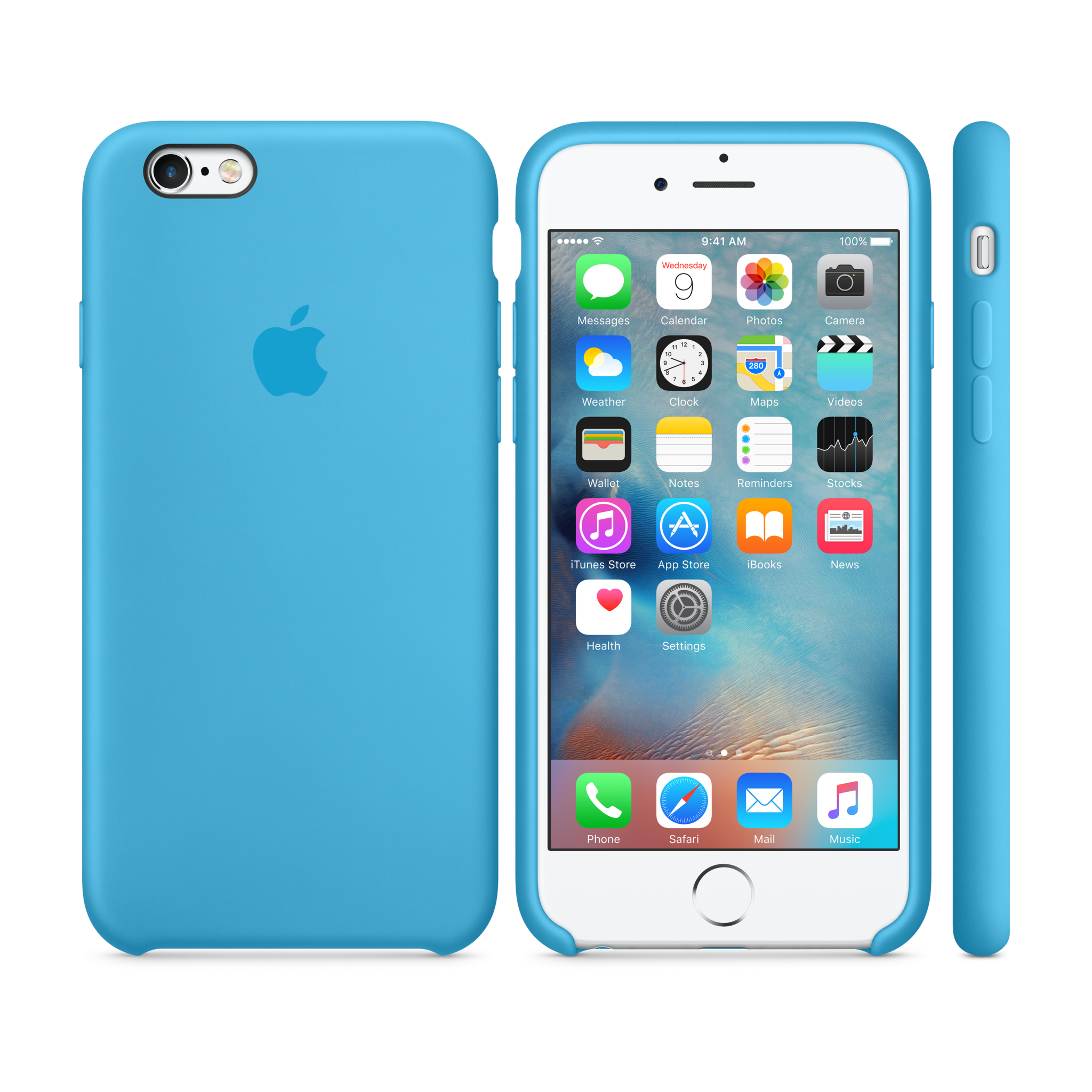 iPhone 6s Silicone Case — Blue