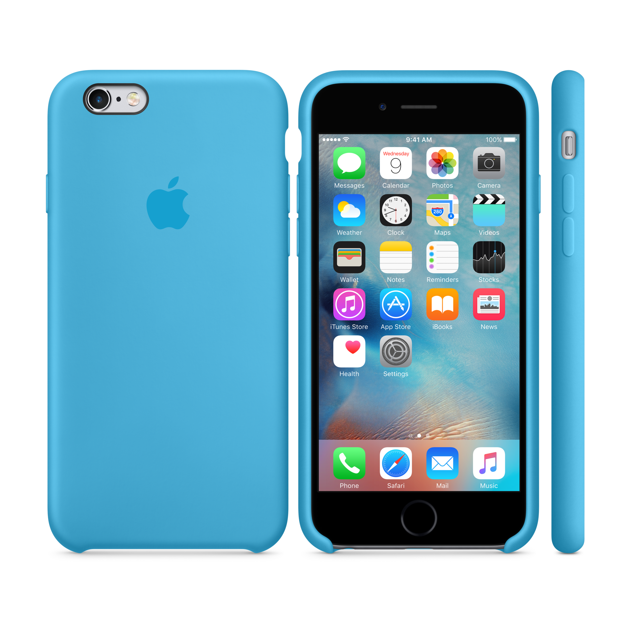 iPhone 6s Silicone Case — Blue