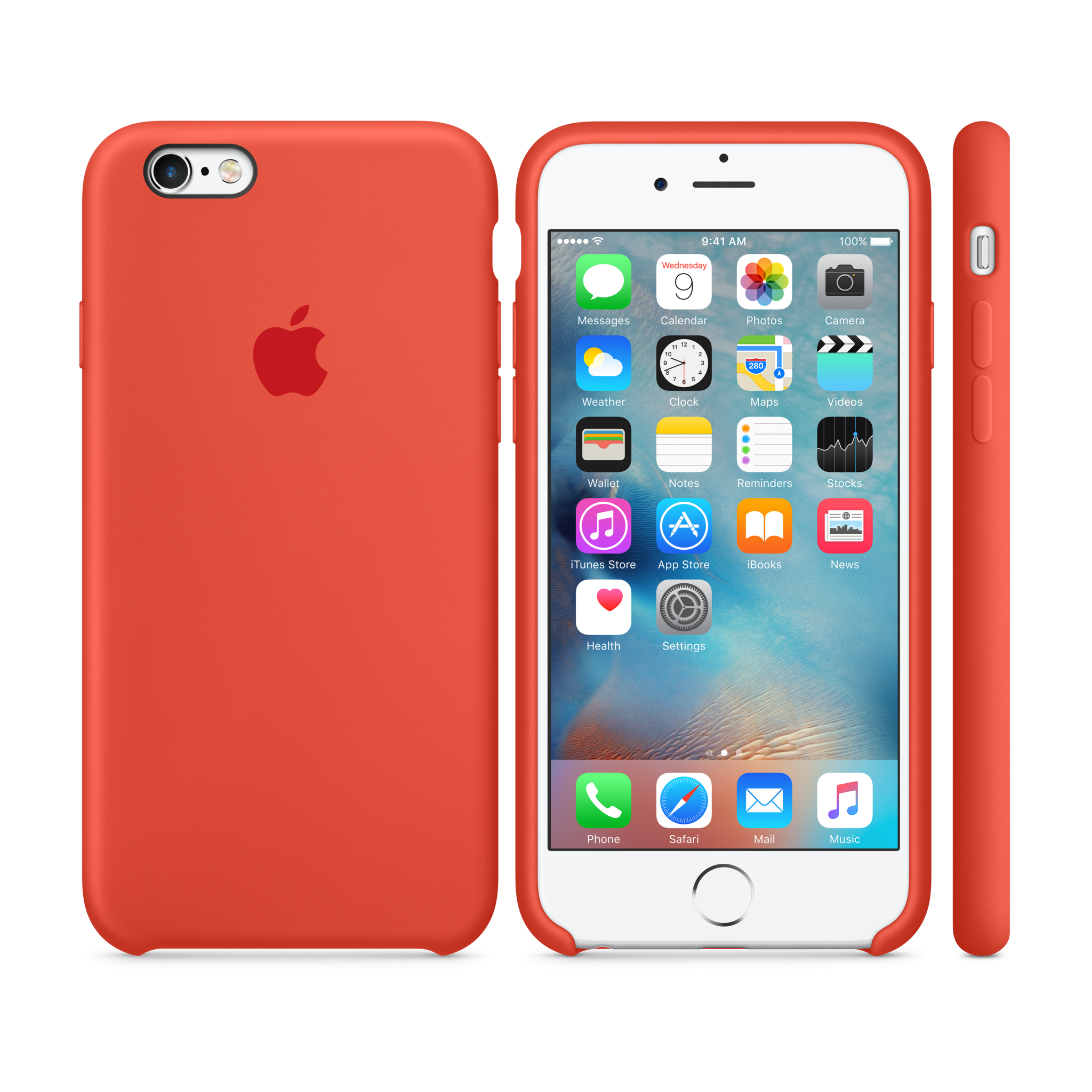 iPhone 6s Silicone Case — Orange