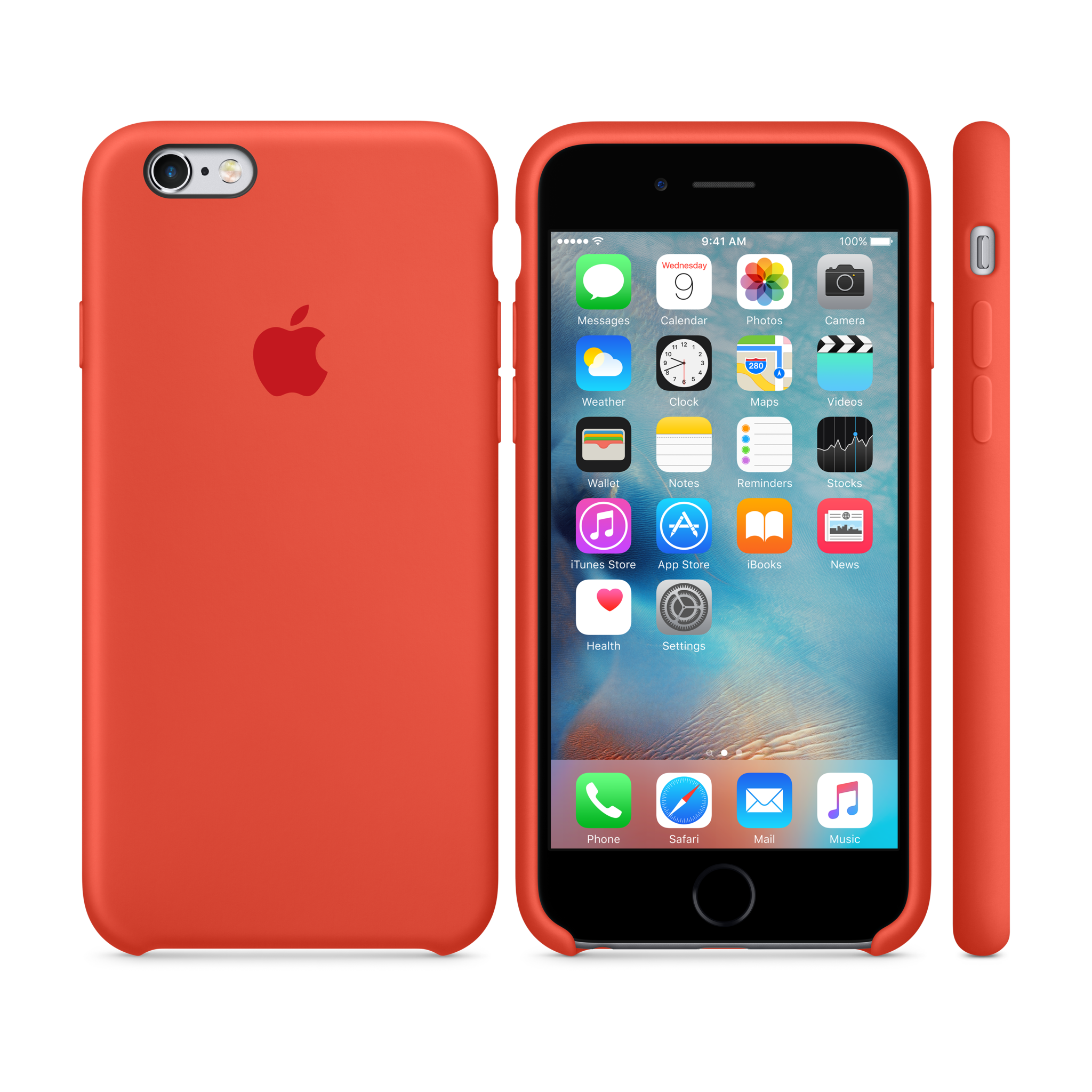 iPhone 6s Silicone Case — Orange