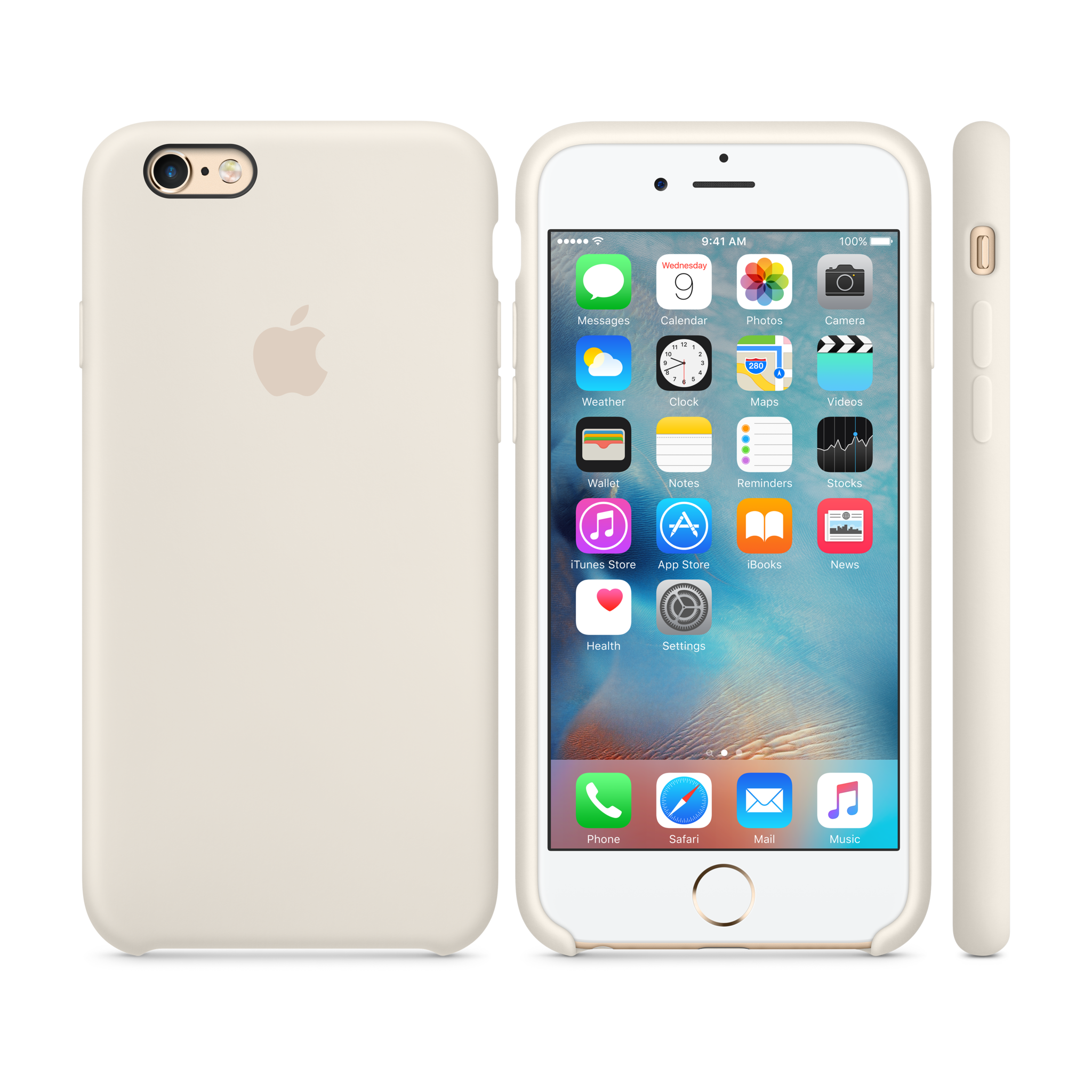 iPhone 6s Silicone Case — Antique White