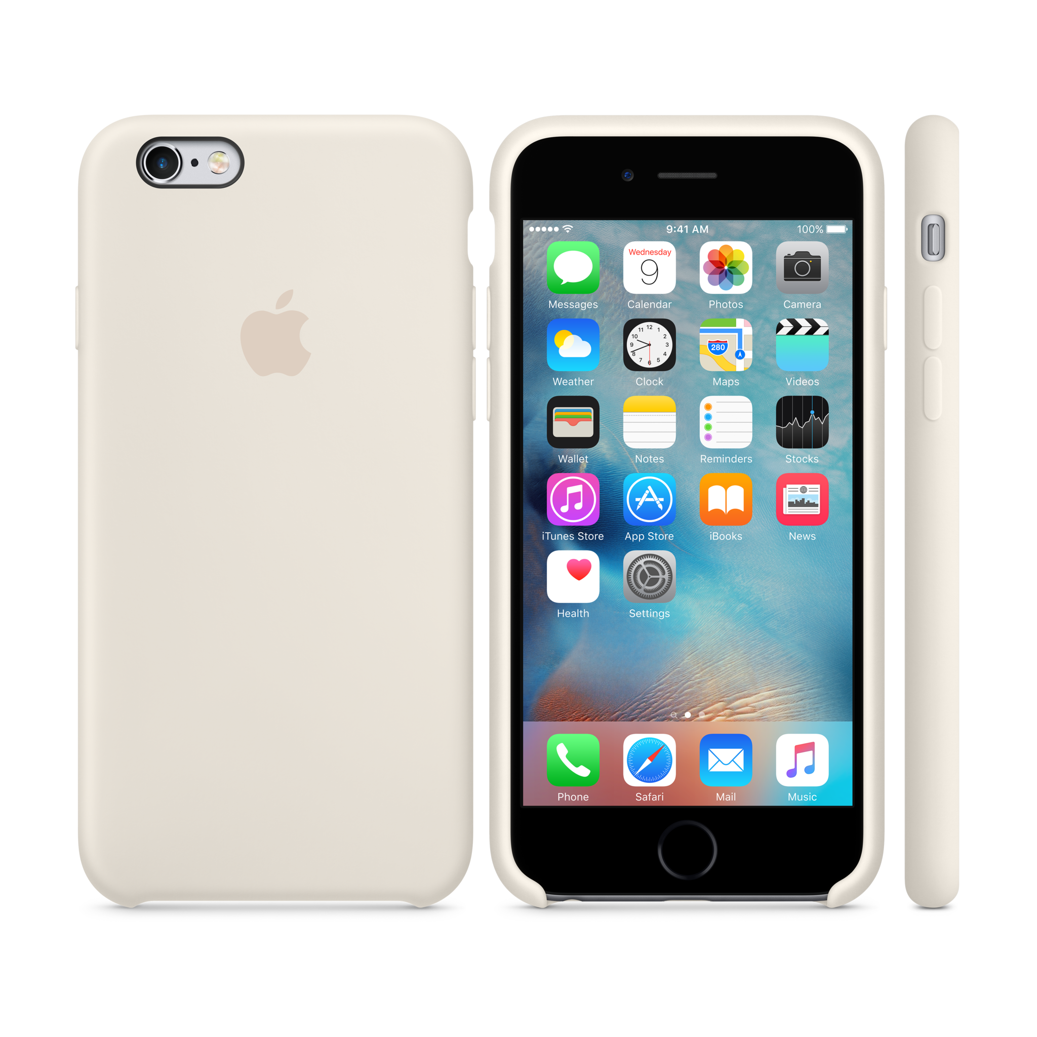 iPhone 6s Silicone Case — Antique White
