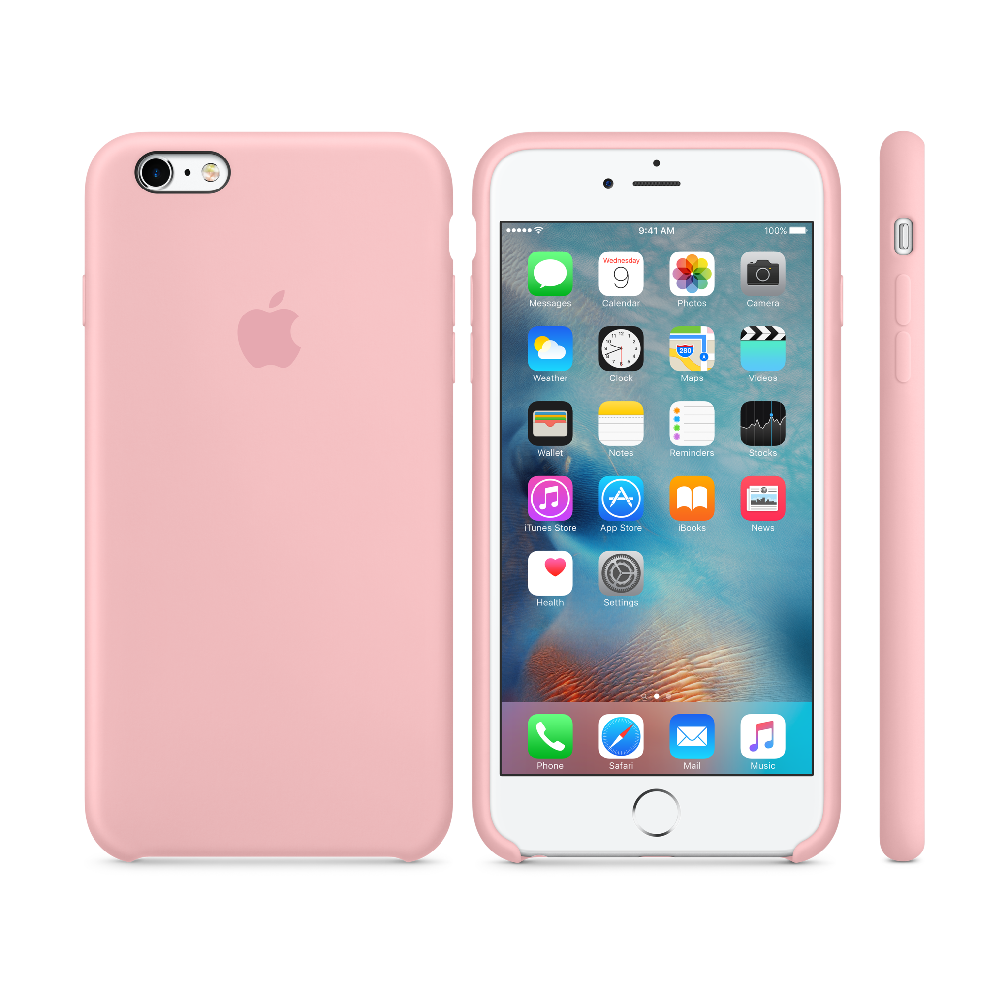 iPhone 6s Plus Silicone Case — Pink