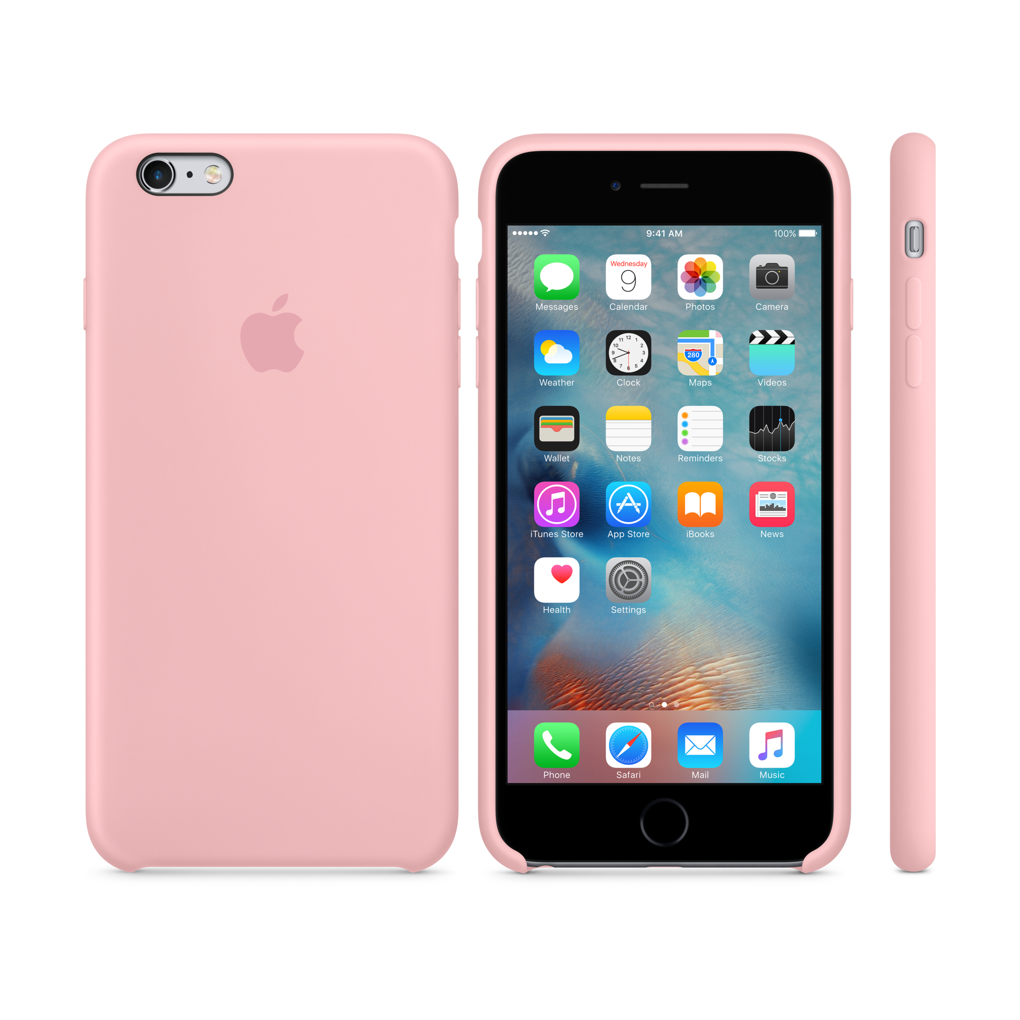 iPhone 6s Plus Silicone Case — Pink