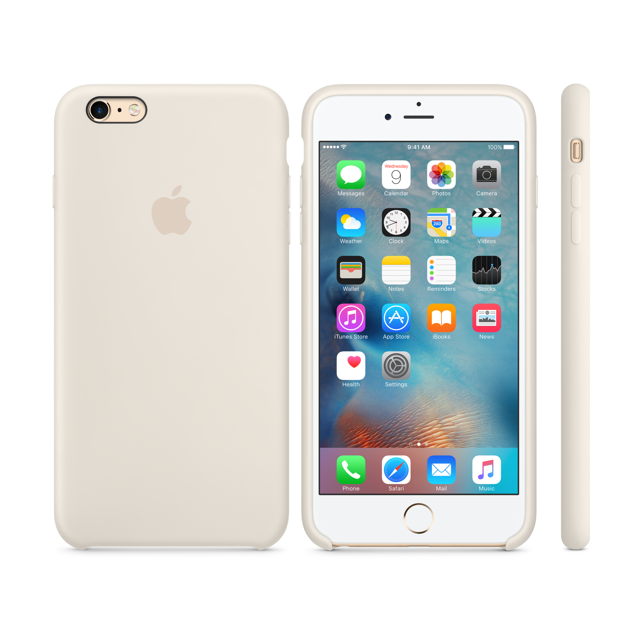 iPhone 6s Plus Silicone Case — Antique White