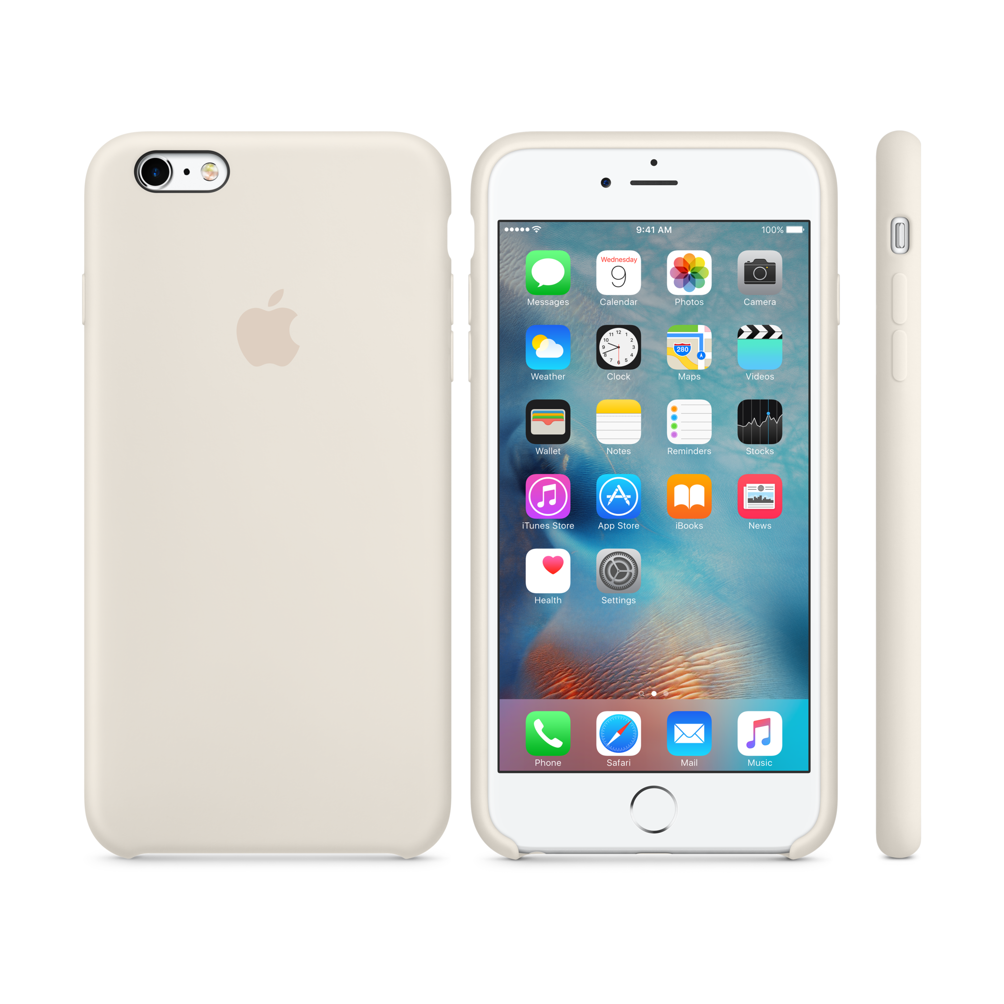 iPhone 6s Plus Silicone Case — Antique White