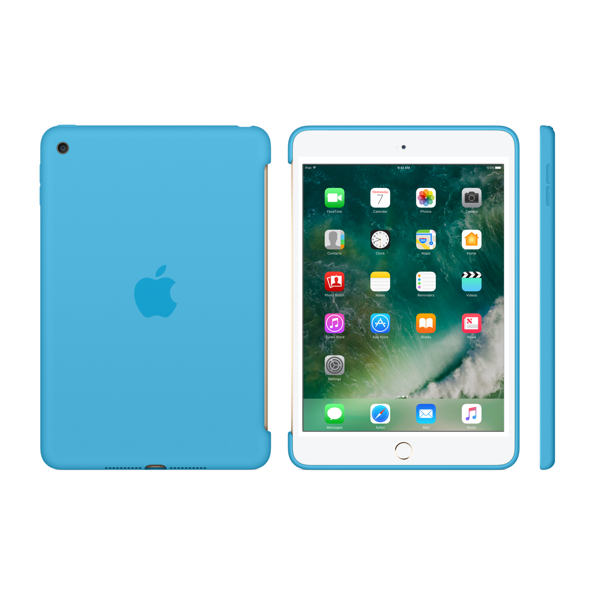 iPad mini 4 Silicone Case — Blue