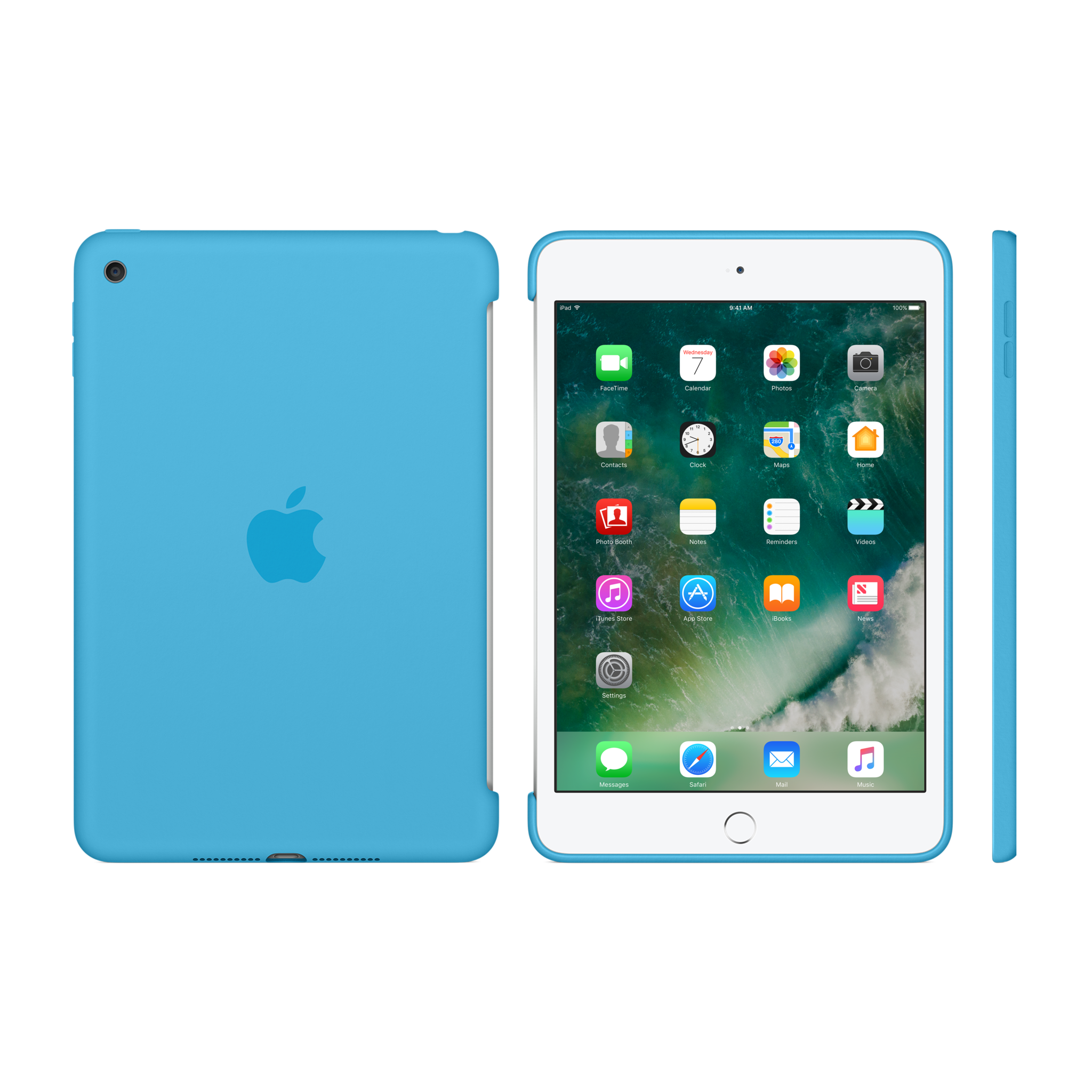 iPad mini 4 Silicone Case — Blue