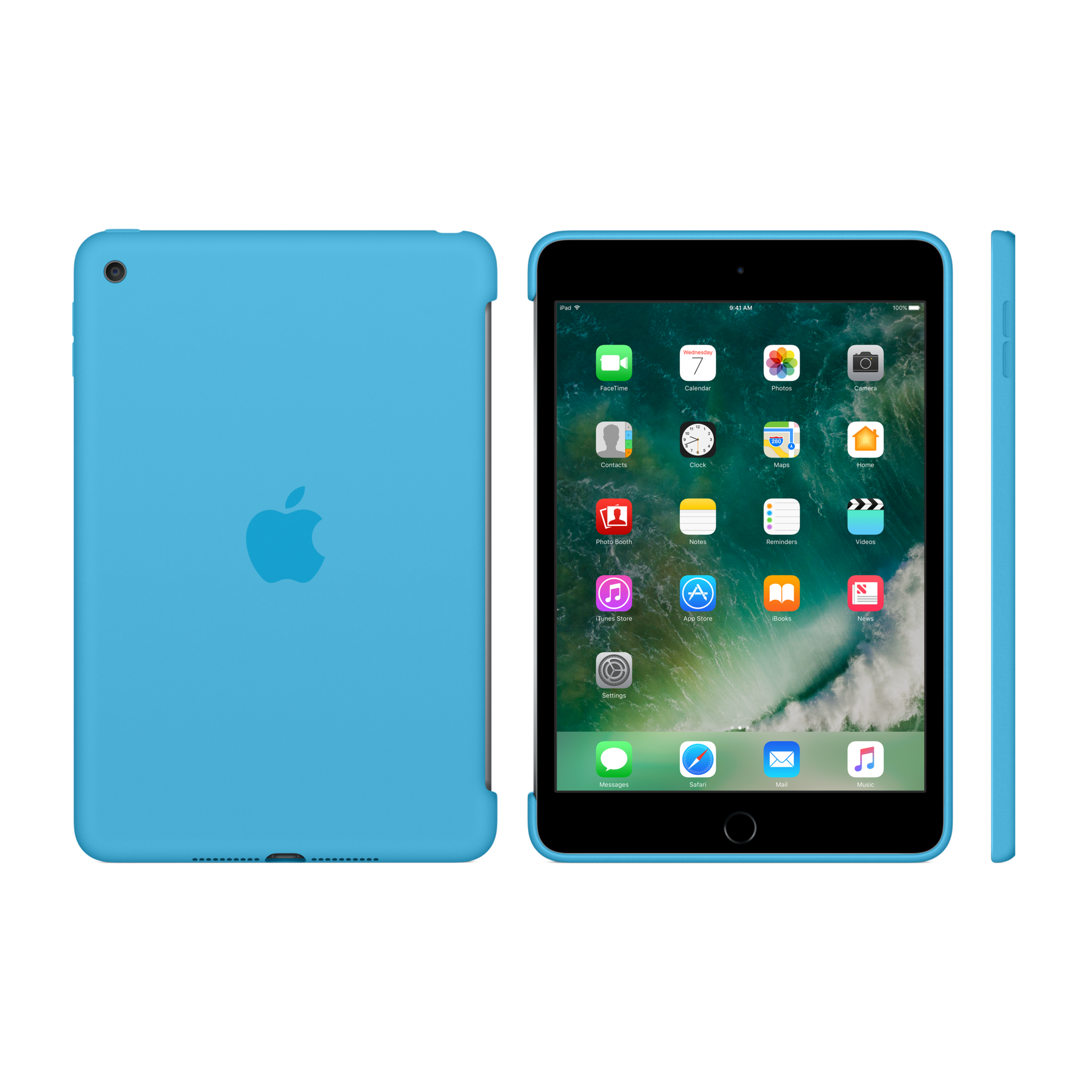 iPad mini 4 Silicone Case — Blue