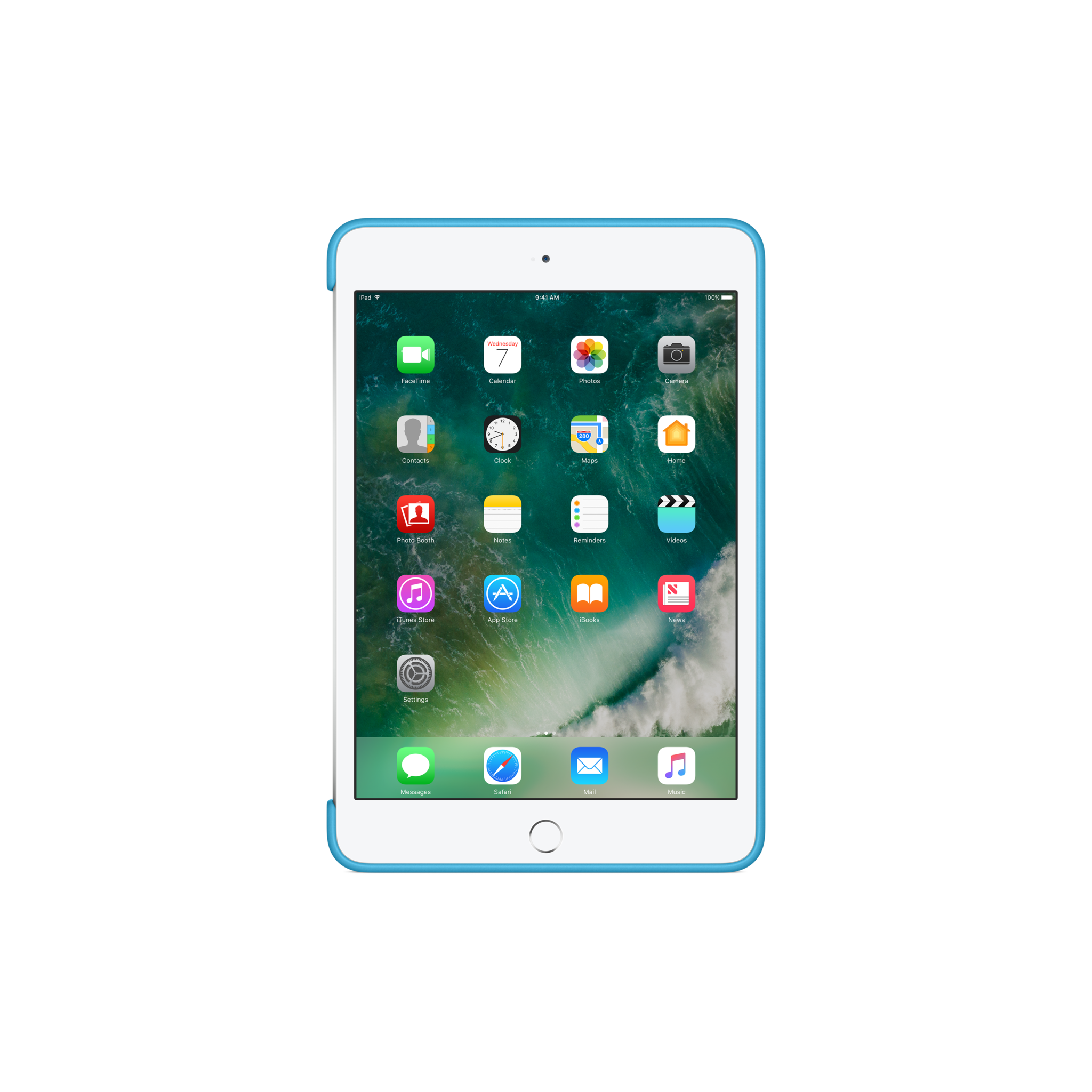 iPad mini 4 Silicone Case — Blue