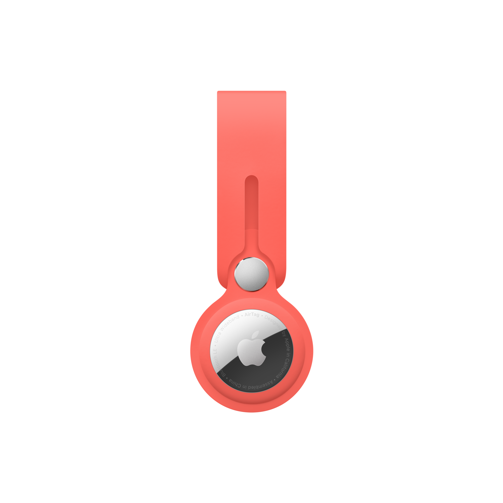 AirTag Silicone Loop — Pink Citrus