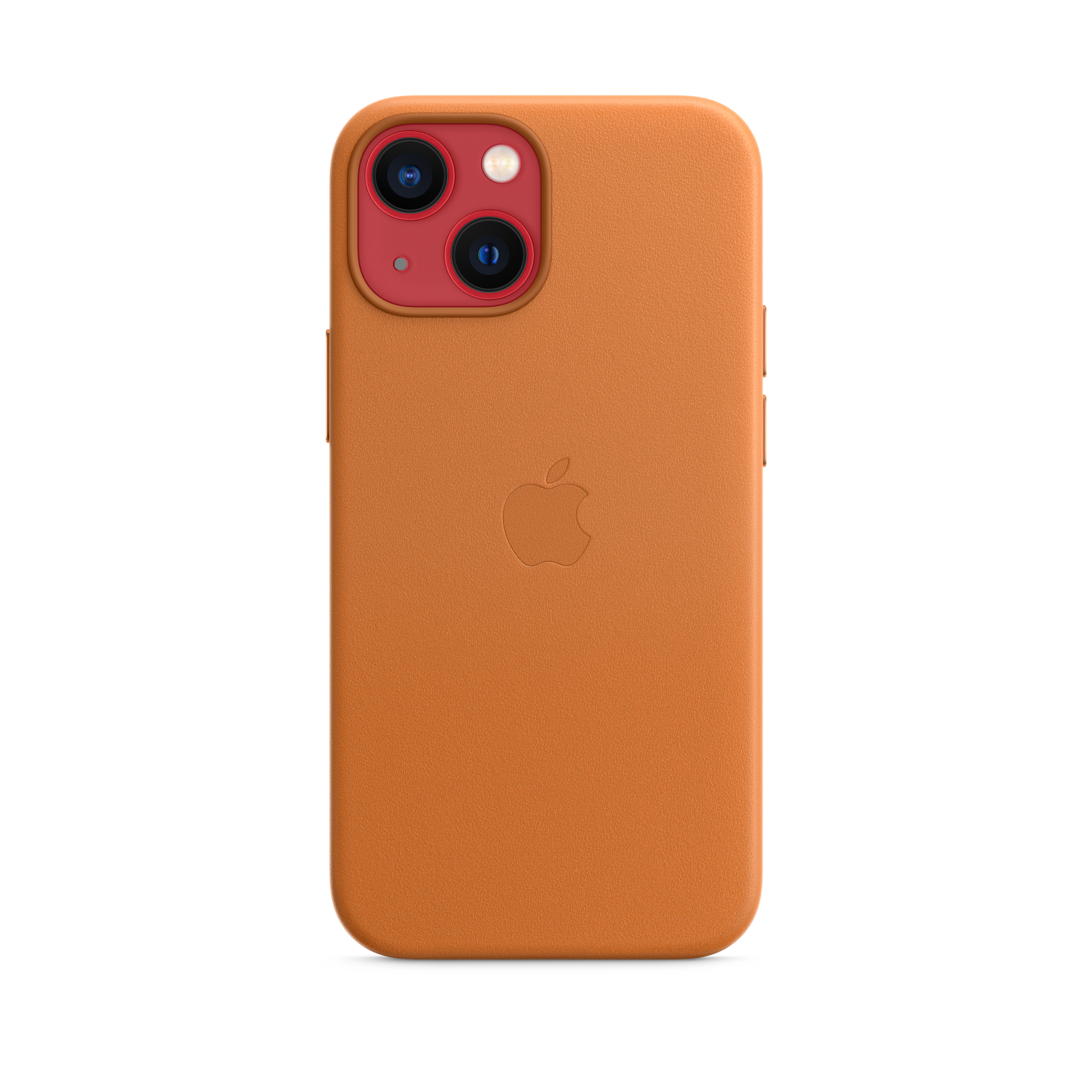 iPhone 13 mini Leather Case with MagSafe — Golden Brown