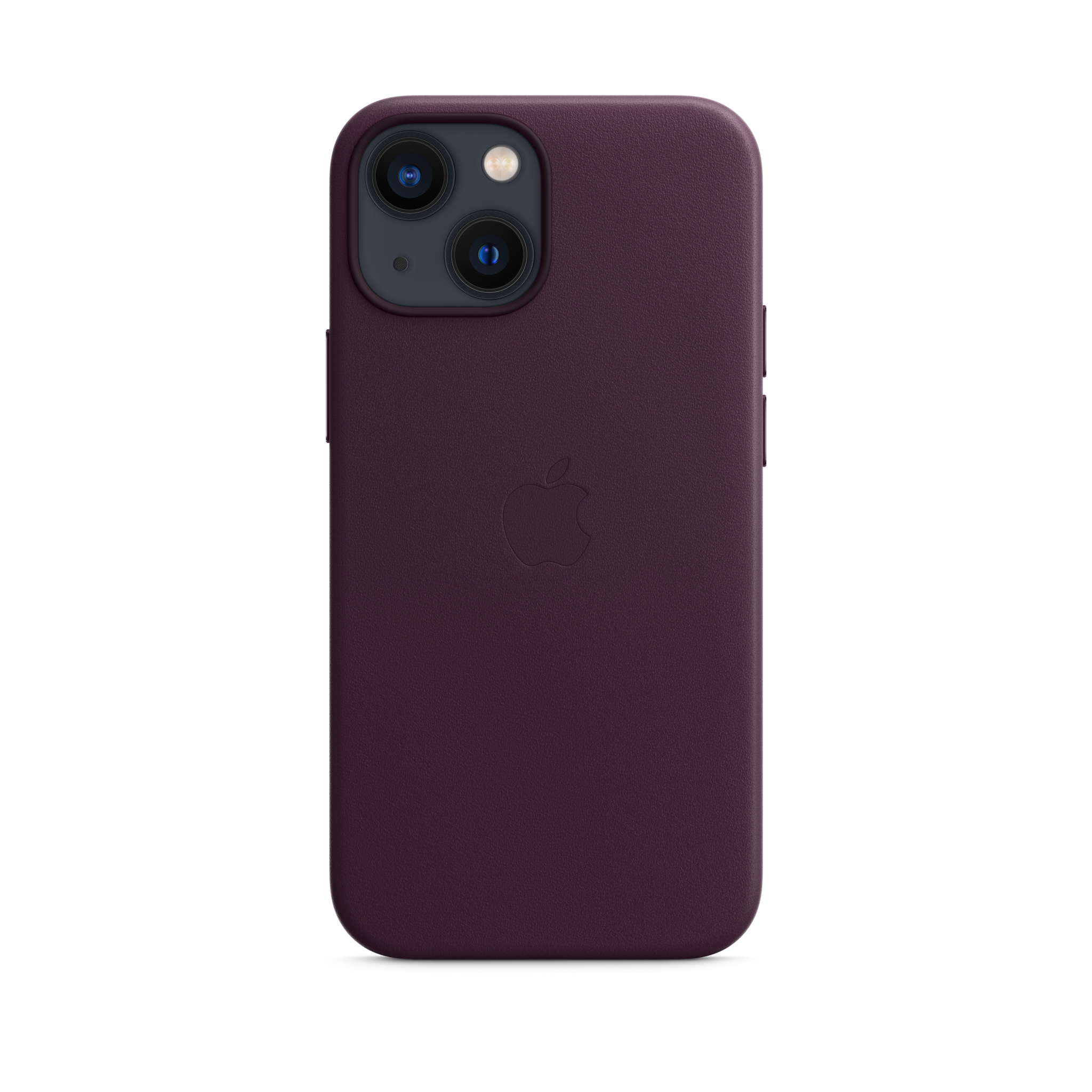 iPhone 13 mini Leather Case with MagSafe — Dark Cherry